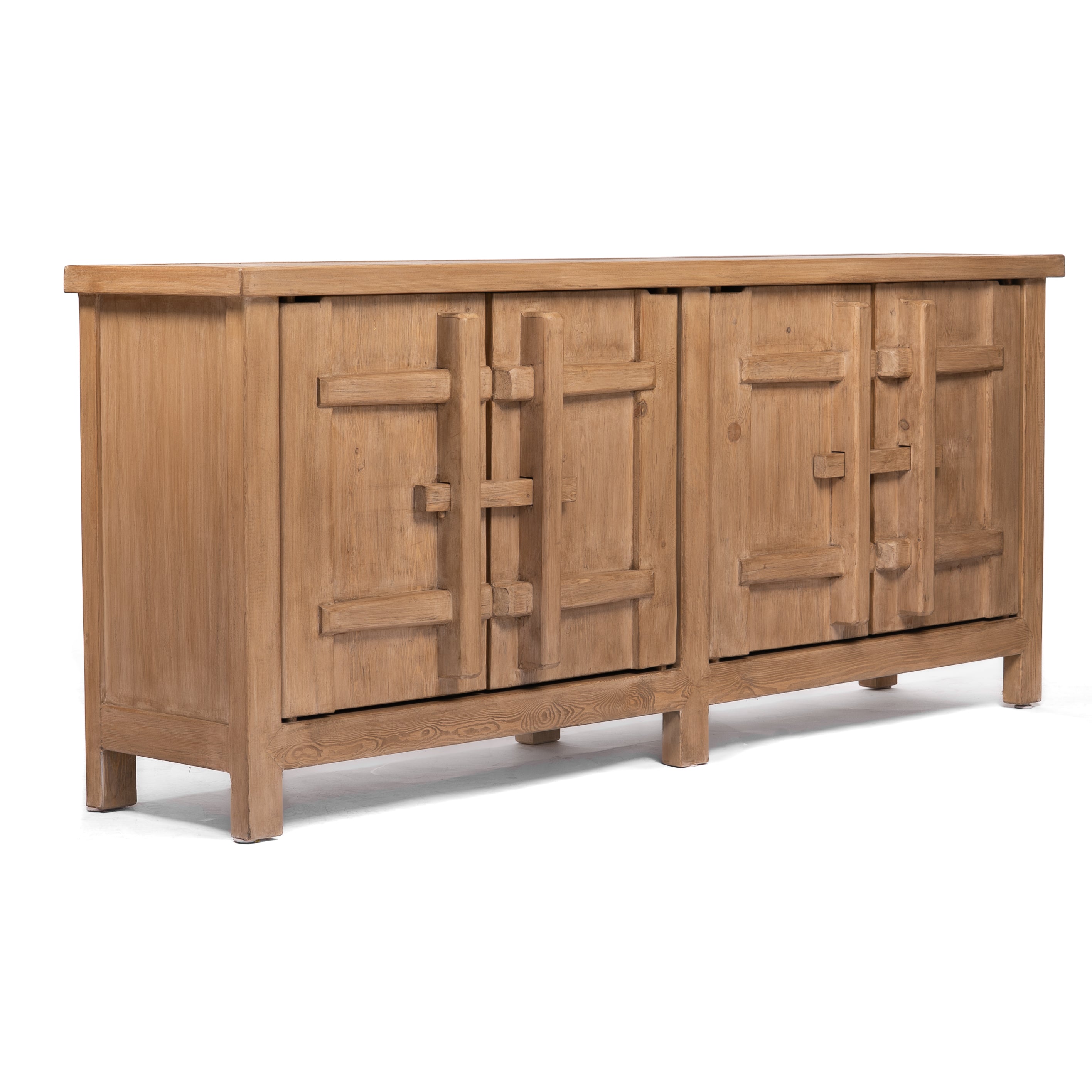 Gable Four Door Cabinet - Pure Salt