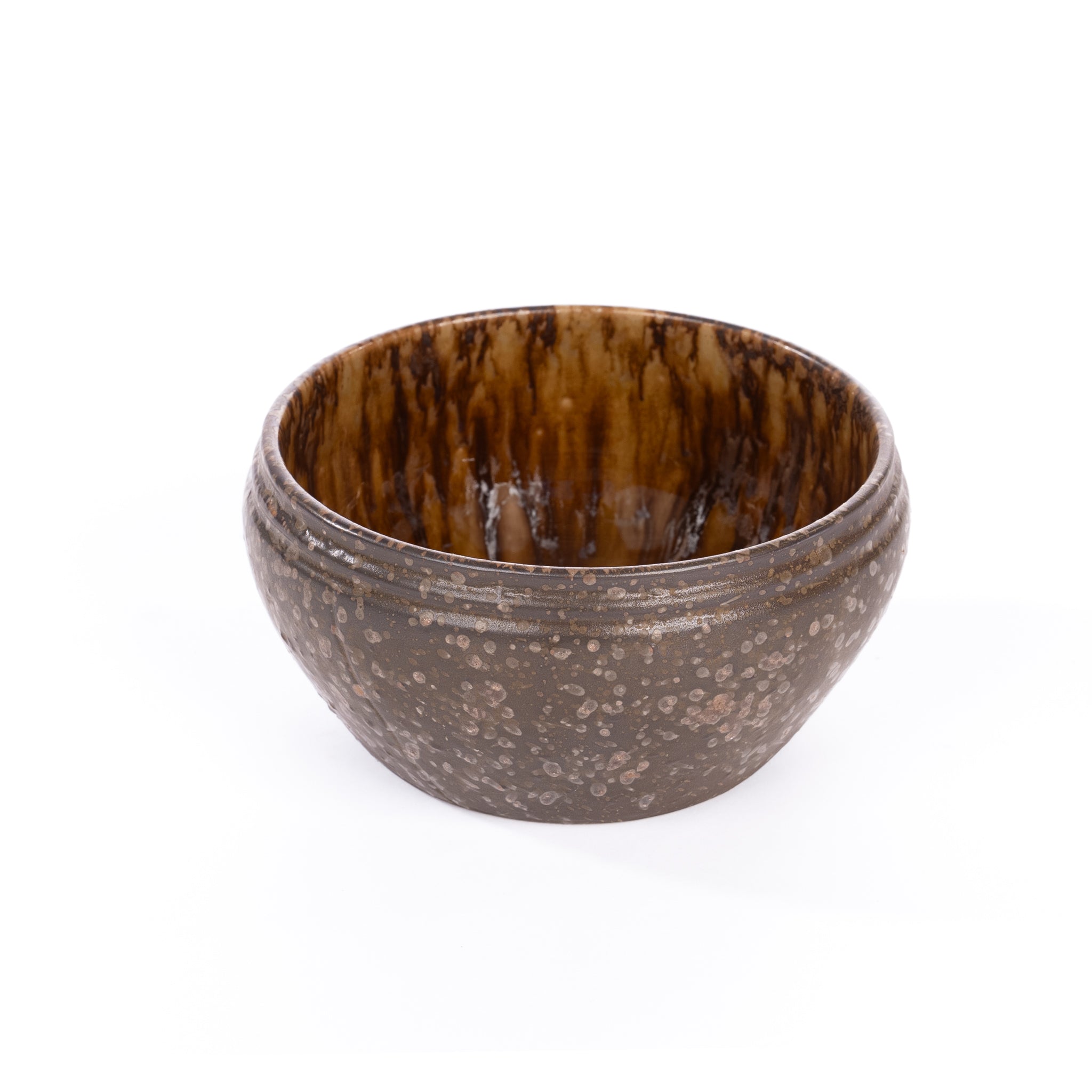 Unique Stoneware Vintage Reproduction Bowl - Pure Salt