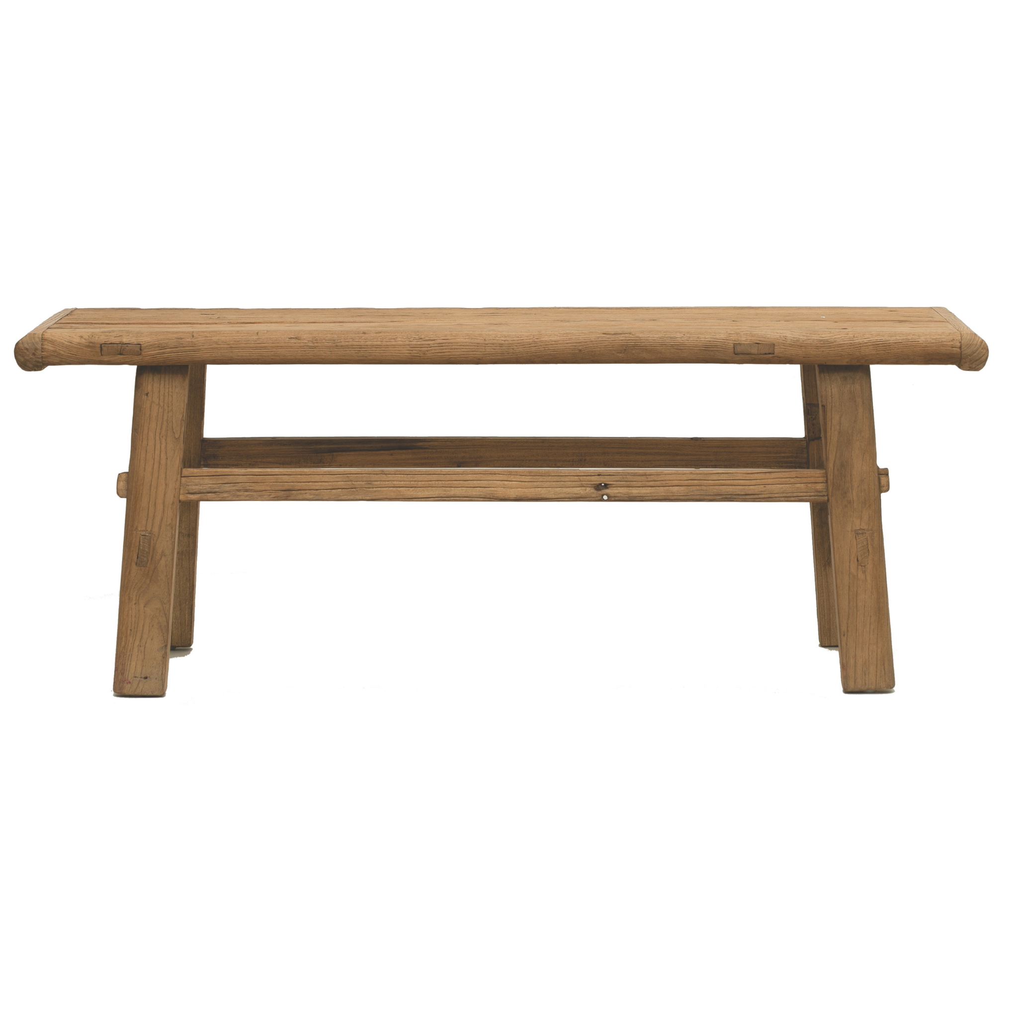 Emory Elm Wood Coffee Table - Pure Salt