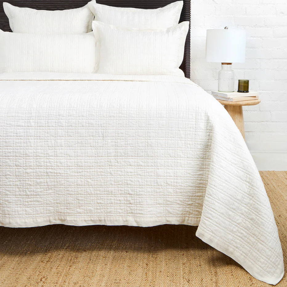 Evren Coverlet - Pure Salt