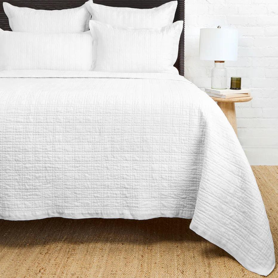Evren Coverlet - Pure Salt