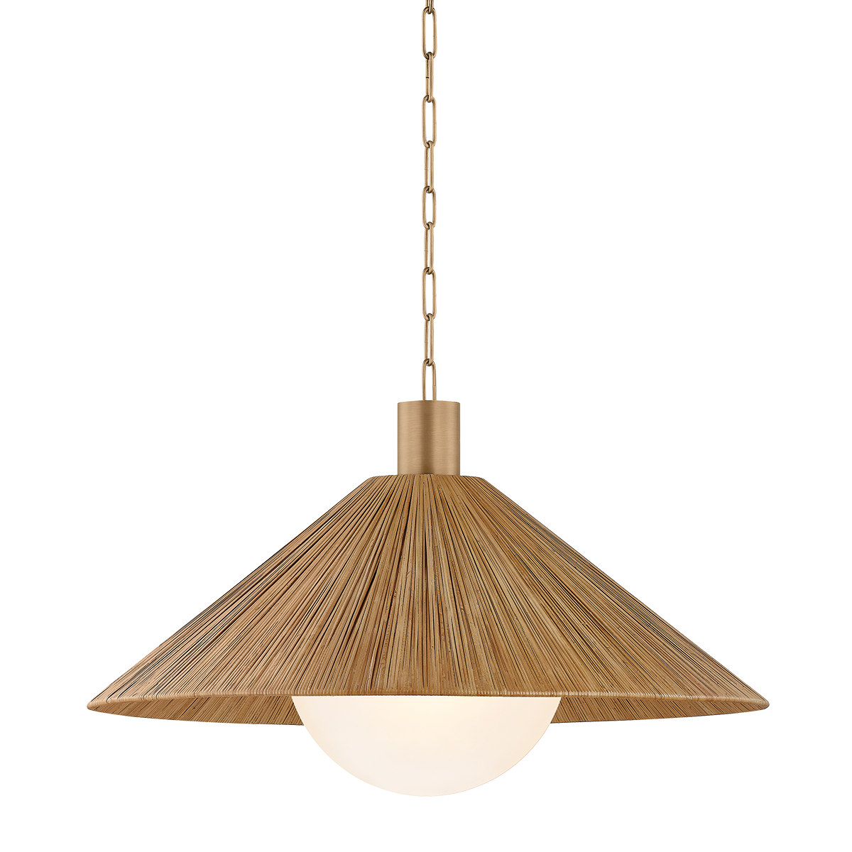 Coastal Loom Pendant - Pure Salt