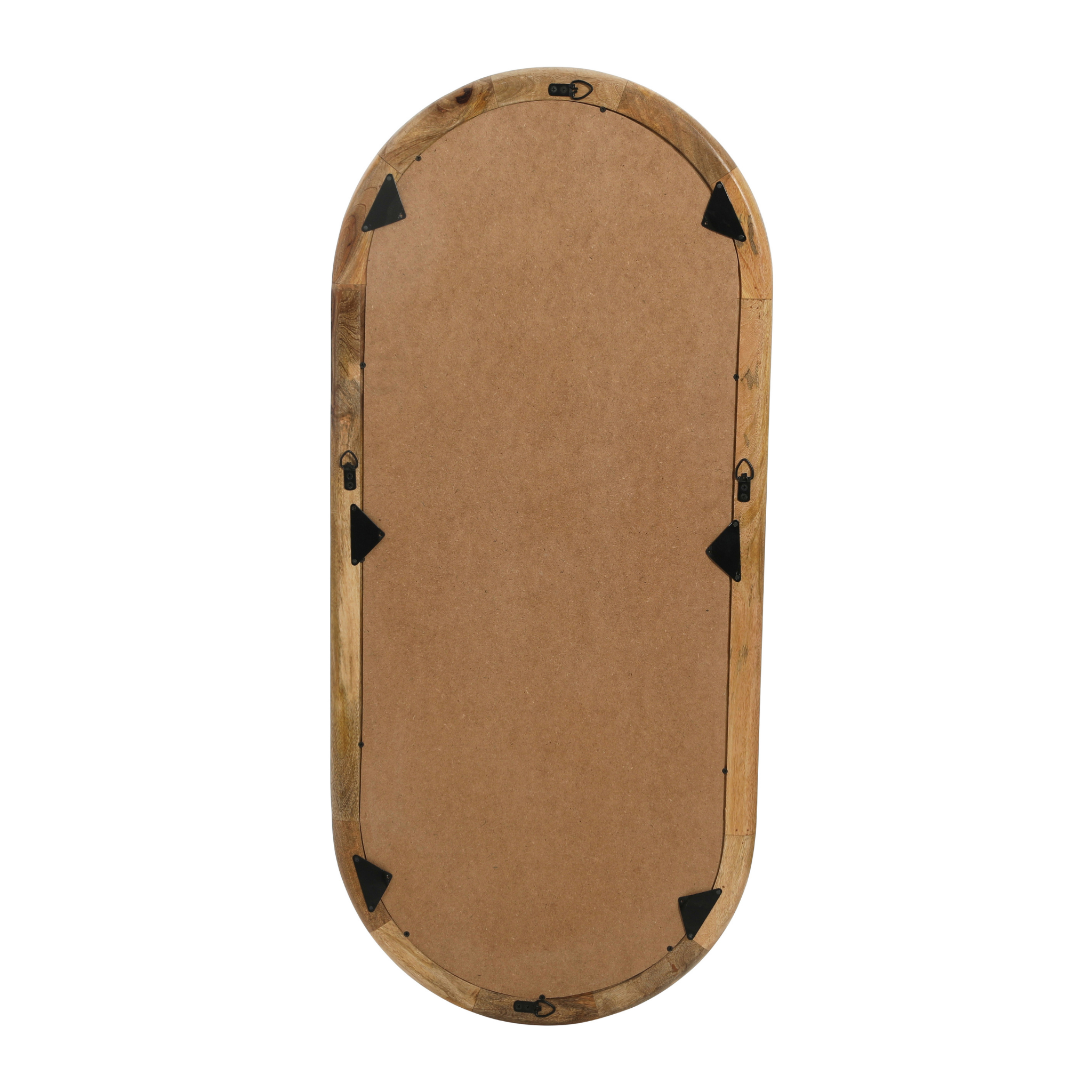 Fern Oval Mirror - Pure Salt