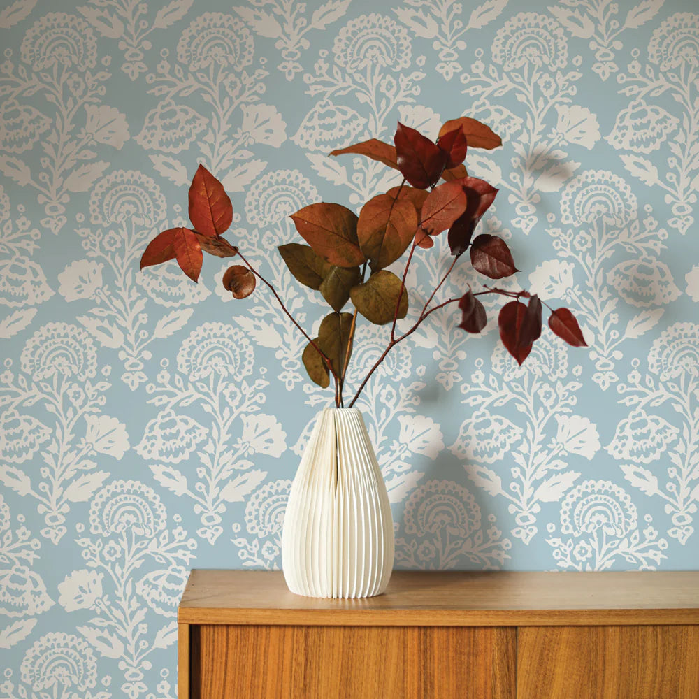 Floral Damask Wallpaper