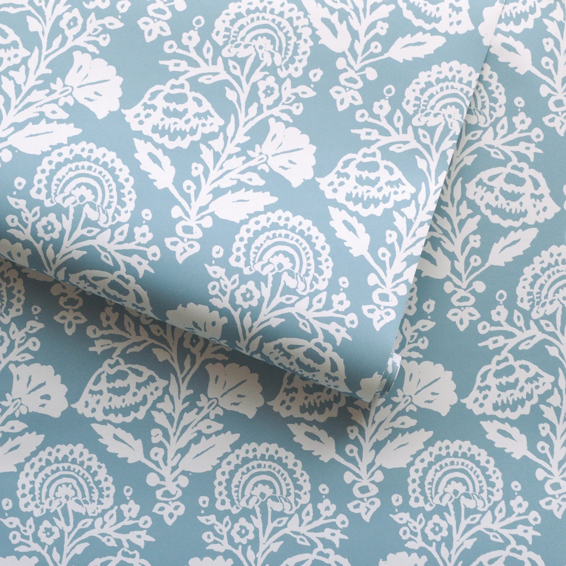 Floral Damask Wallpaper
