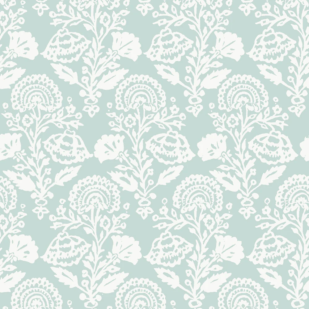 Floral Damask Wallpaper