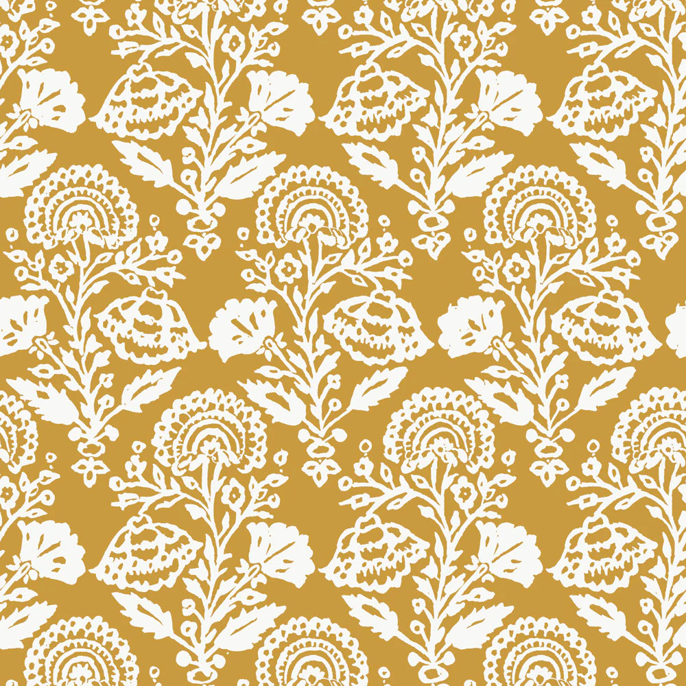 Floral Damask Wallpaper