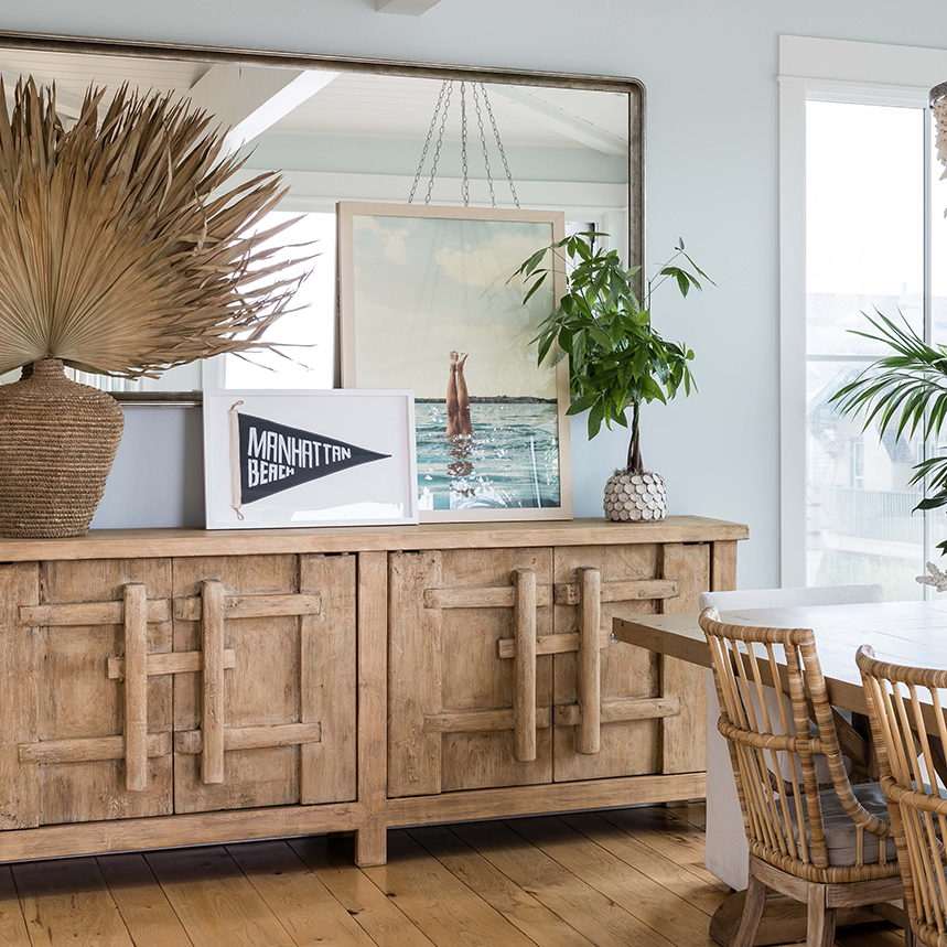 Gable Four Door Cabinet