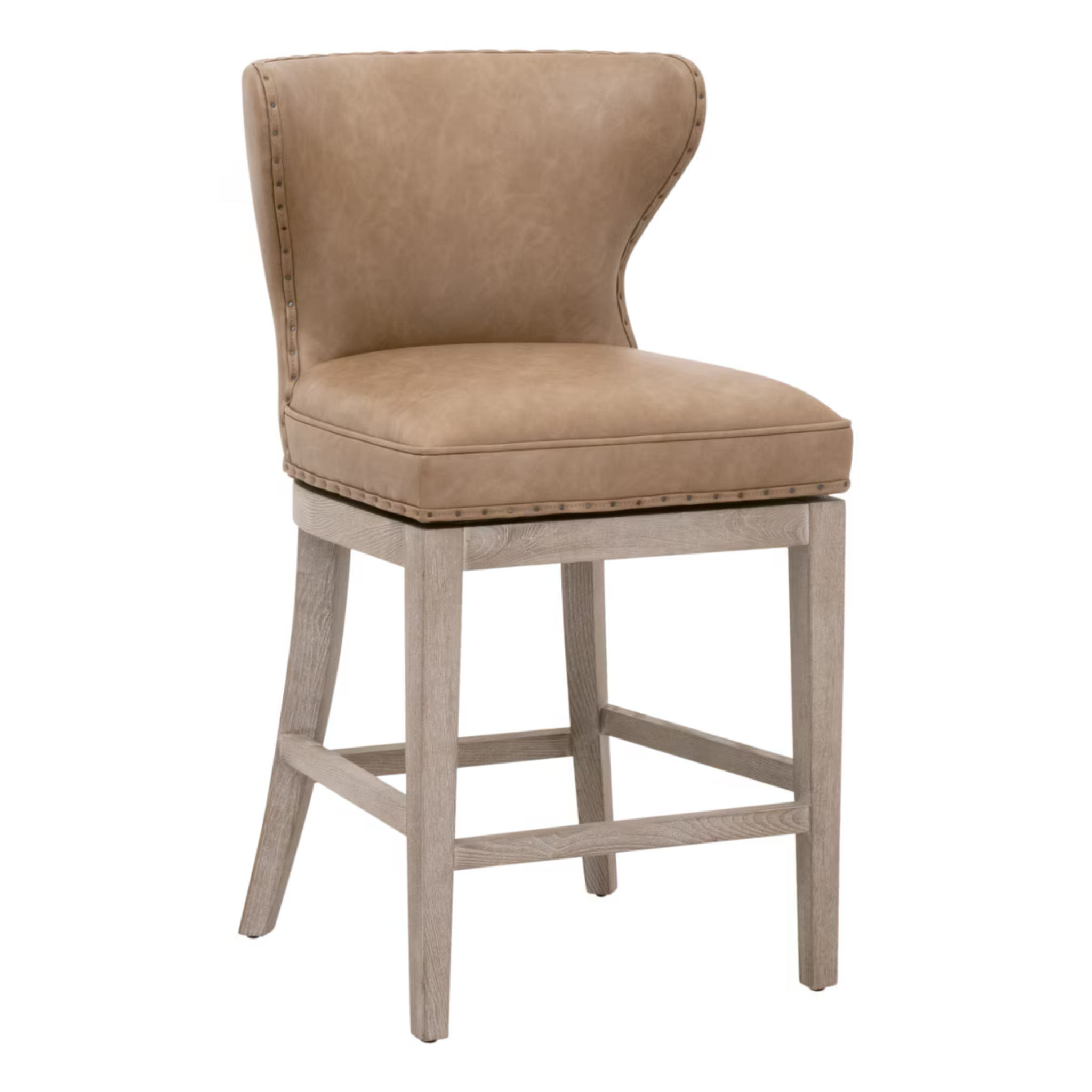 Garner Swivel Counter Stool- Pure Salt