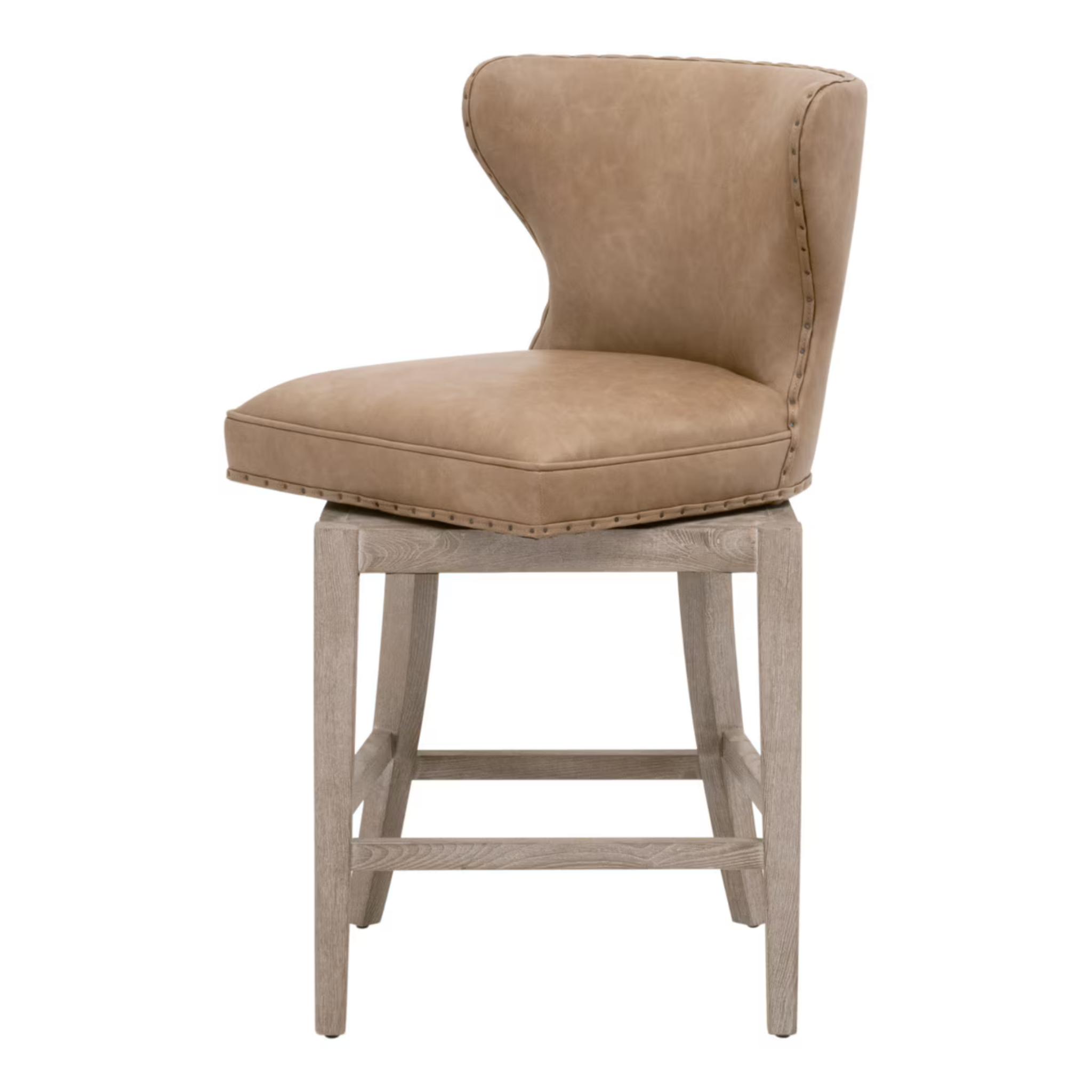 Garner Swivel Counter Stool- Pure Salt
