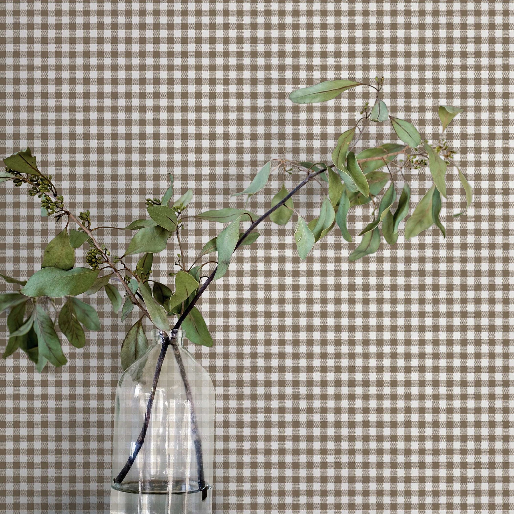 Gingham Check Wallpaper