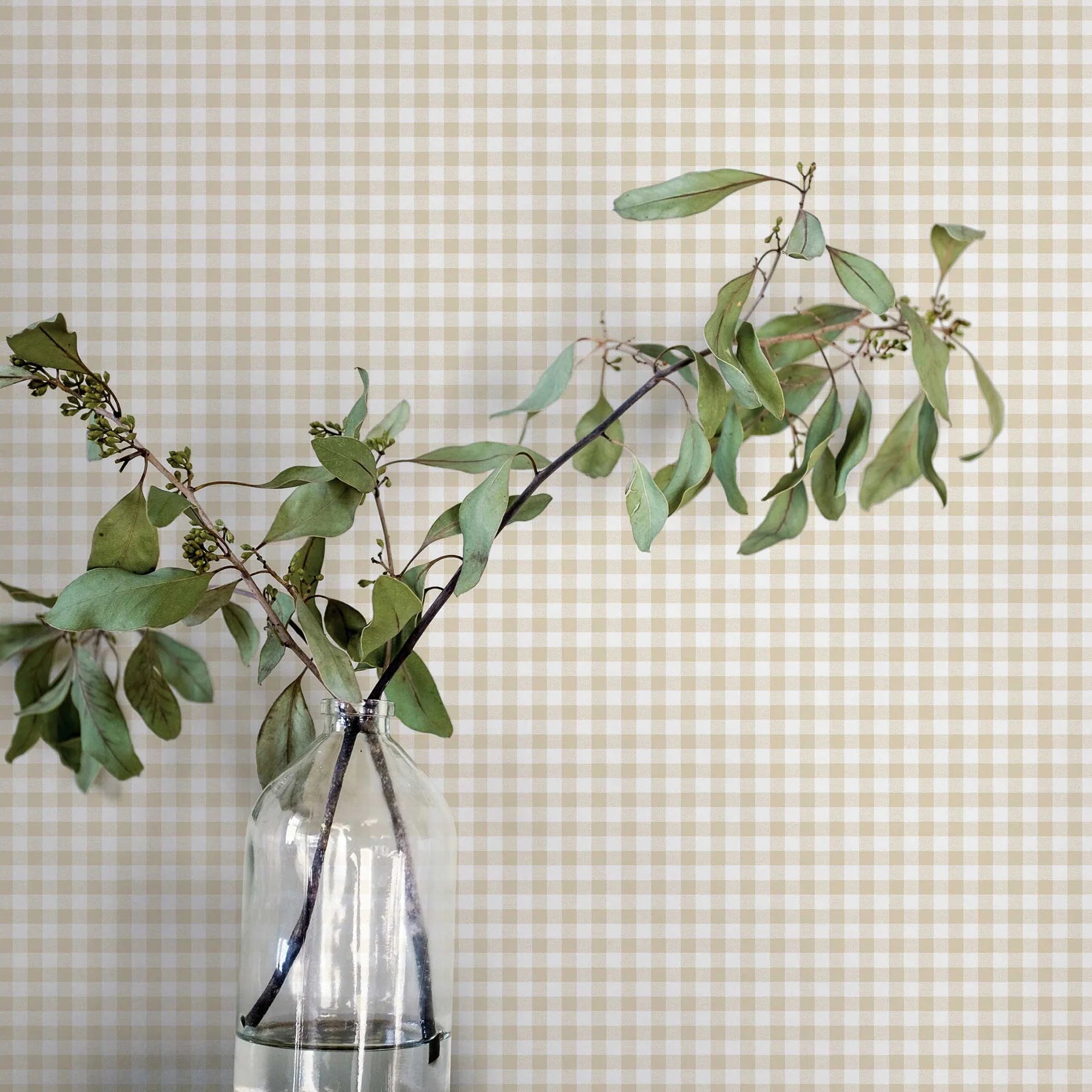Gingham Check Wallpaper