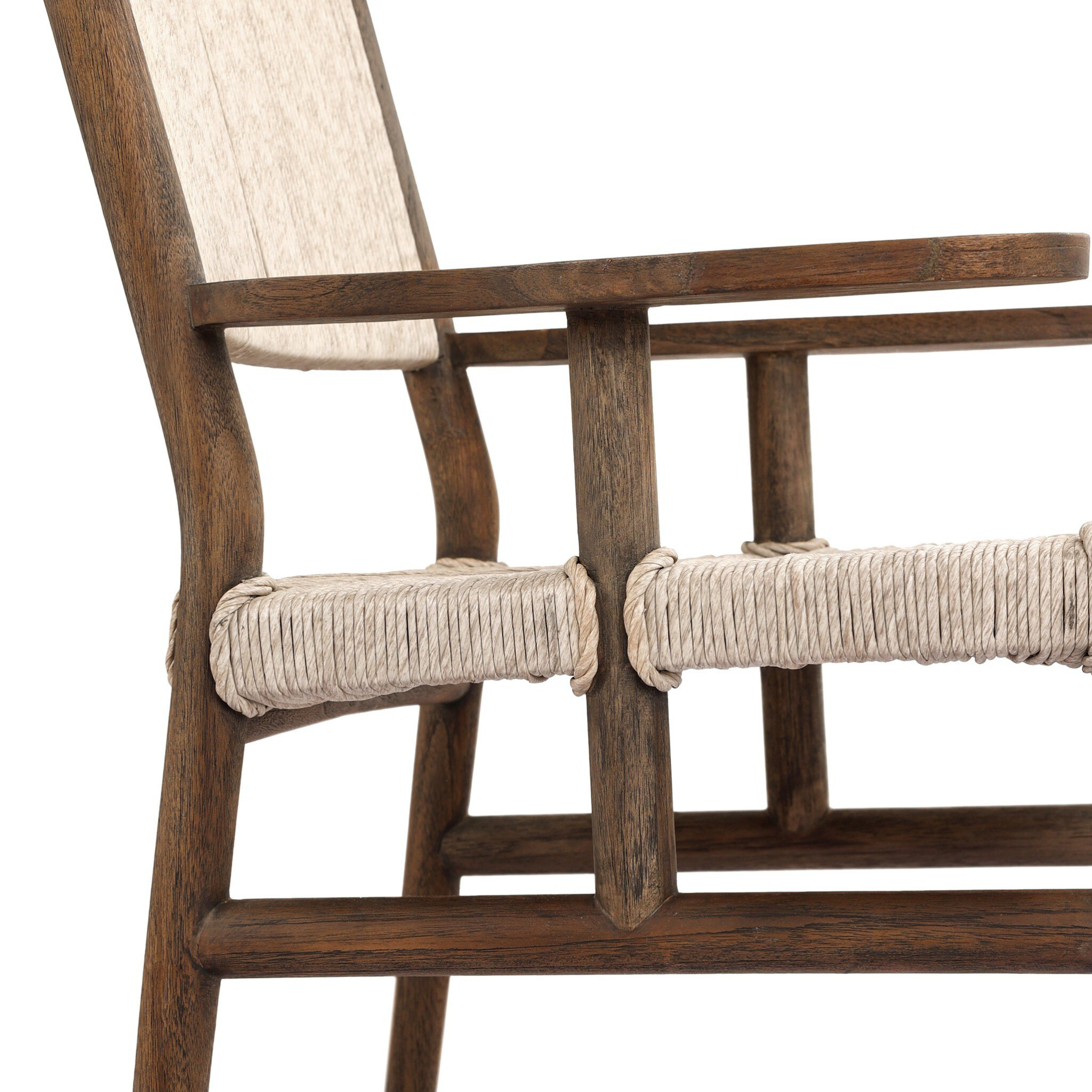 Harlene Outdoor Dining Armchair - Pure Salt