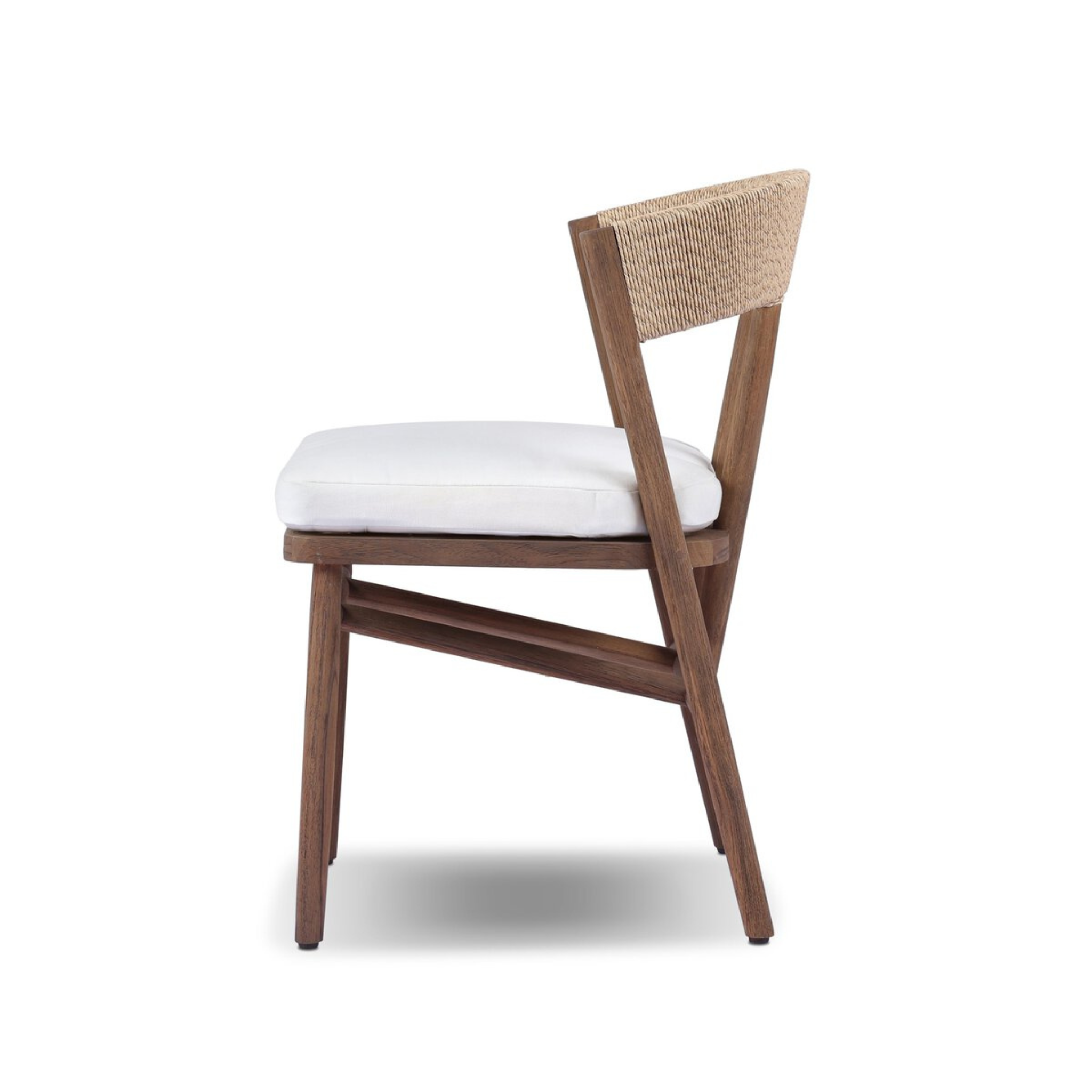 Heston Outdoor Dining Chair - Pure Salt