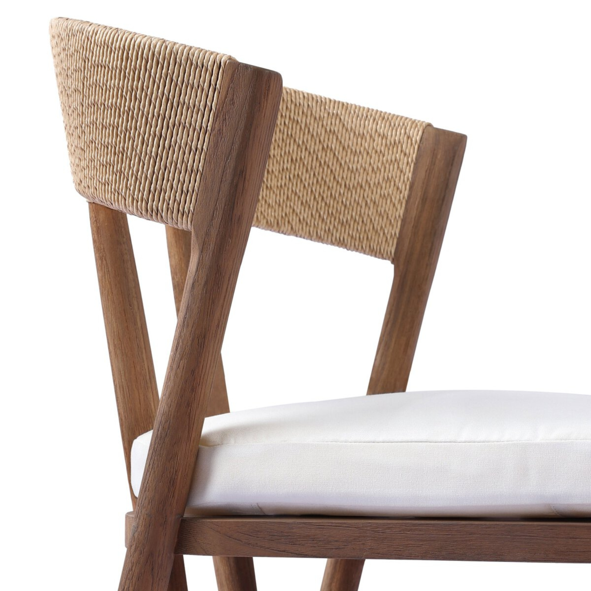 Heston Outdoor Dining Chair - Pure Salt