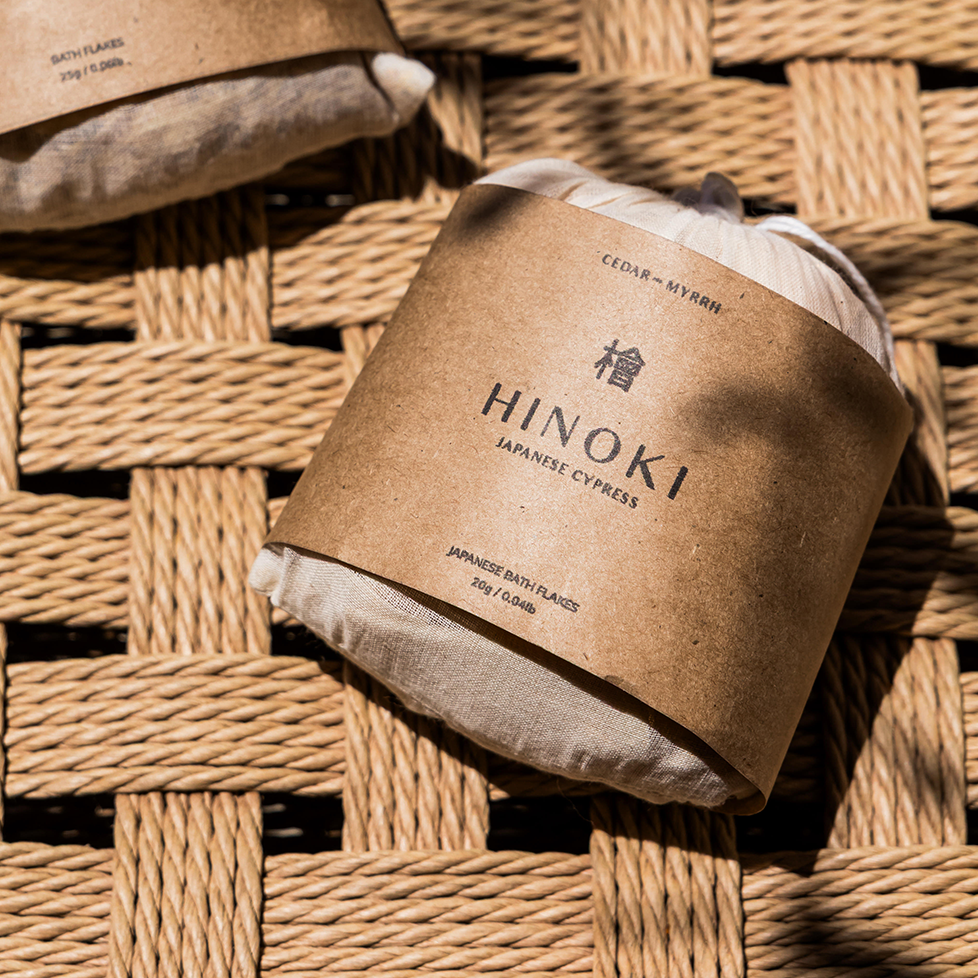 Hinoki Japanese Cypress Bath Flakes