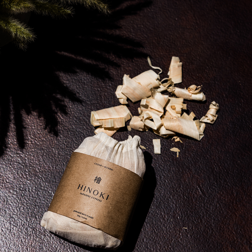 Hinoki Japanese Cypress Bath Flakes