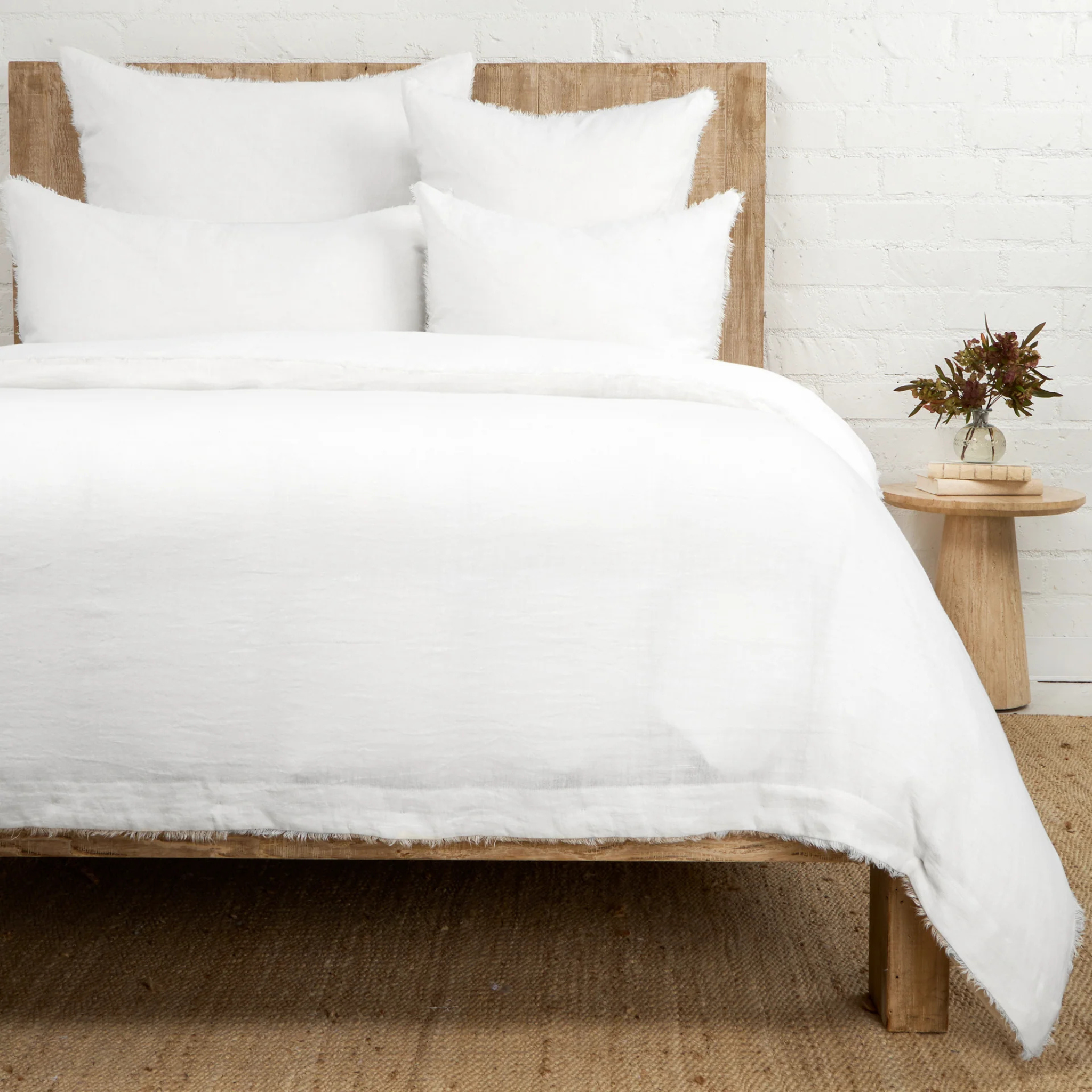 Hunter Duvet Cover - Pure Salt