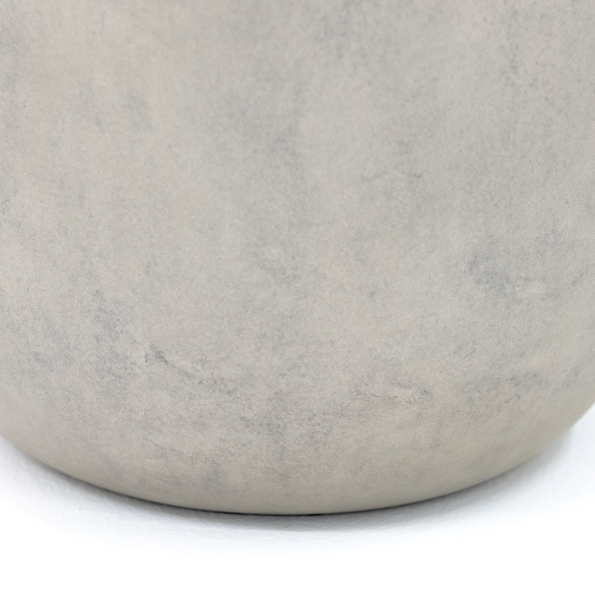 Indri Outdoor End Table - Pure Salt