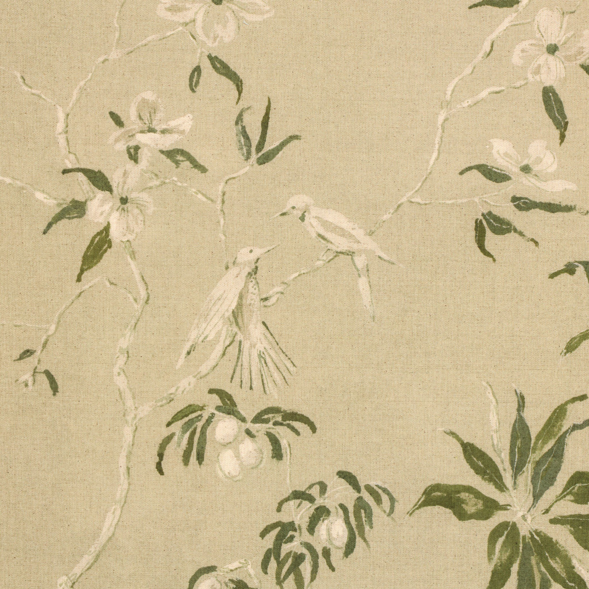 Linen Chinoiserie by Laurel-Dawn Latshaw - Pure Salt