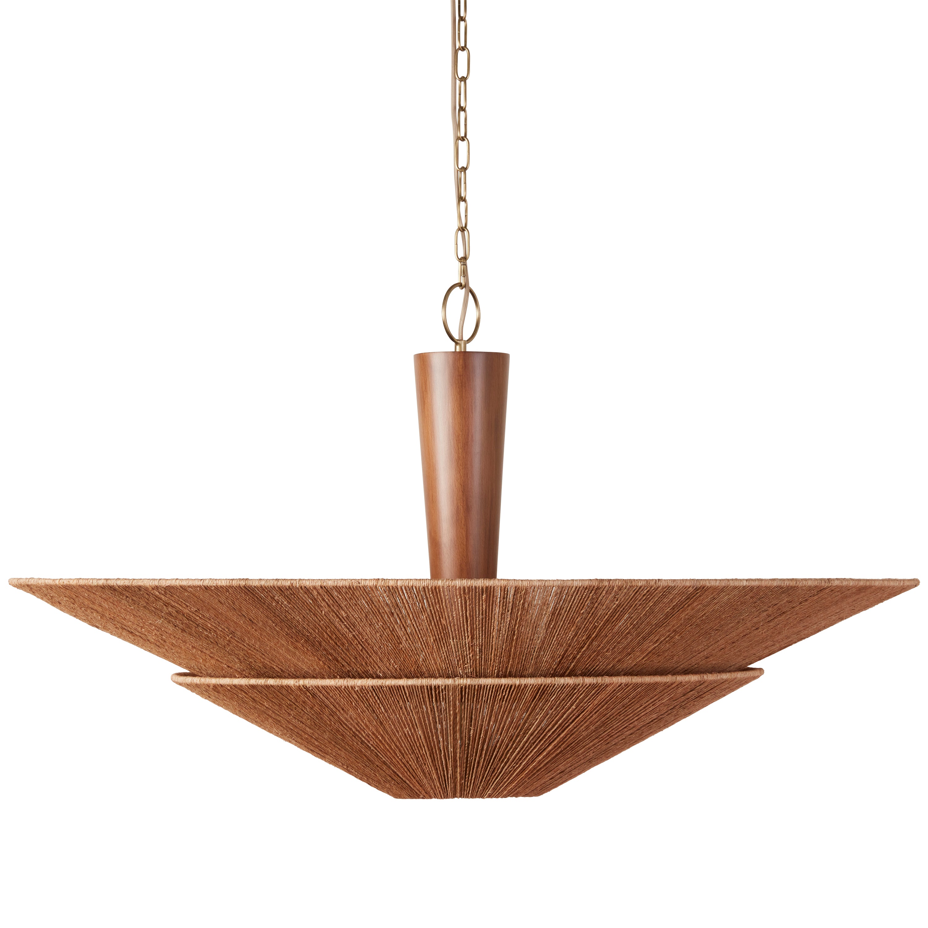 Luma Jute Chandelier - Pure Salt