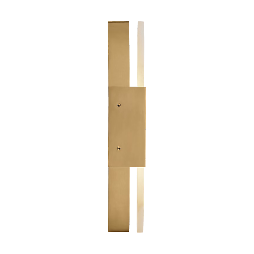 Mira Melange Elongated Sconce-Brass