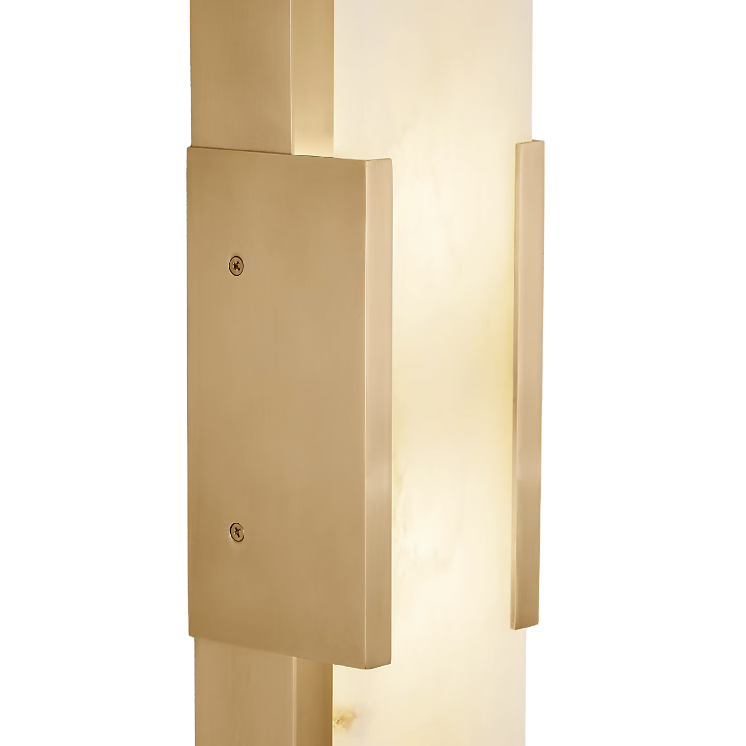 Mira Melange Elongated Sconce- Brass