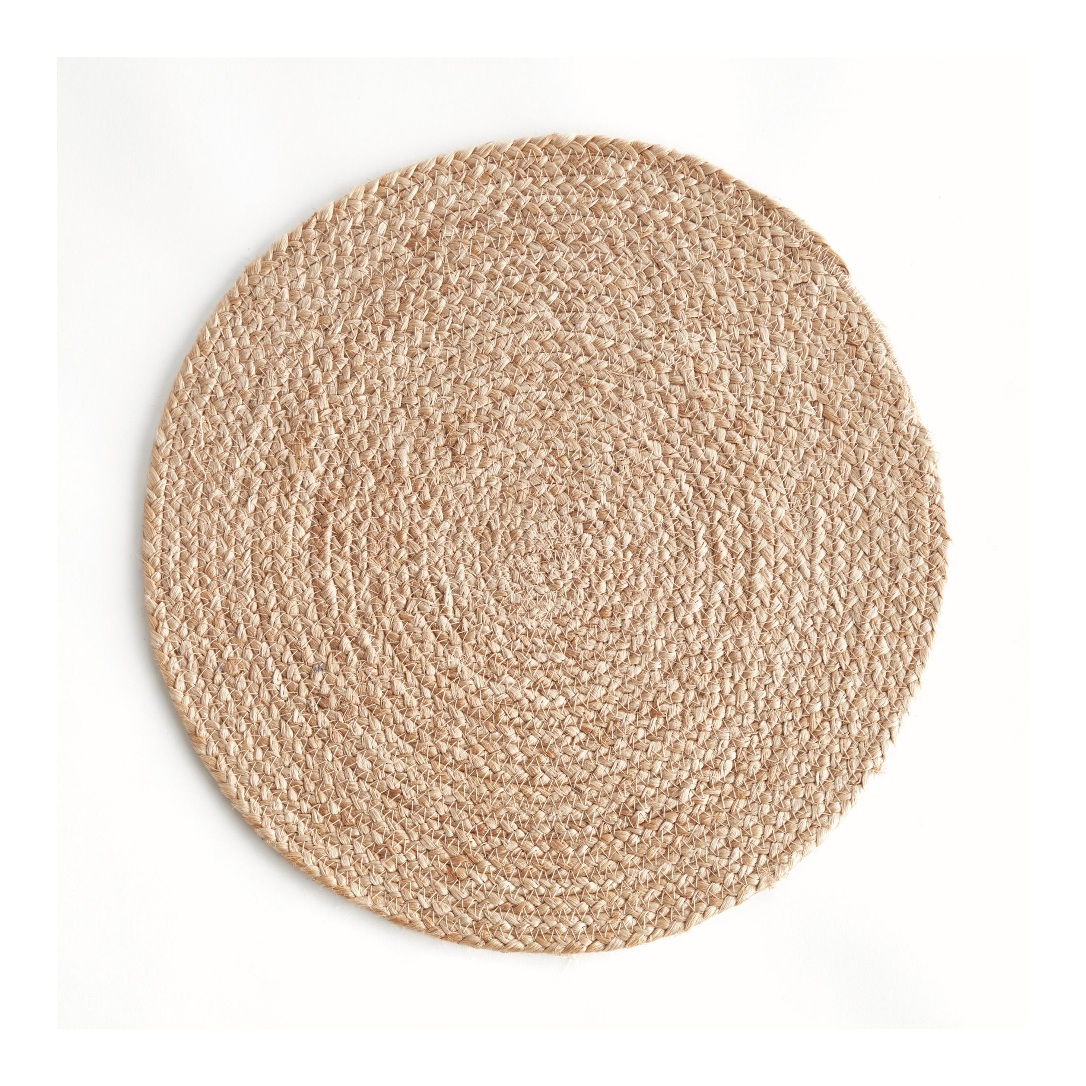 Jute Coil Round Placemats, Set Of 8
