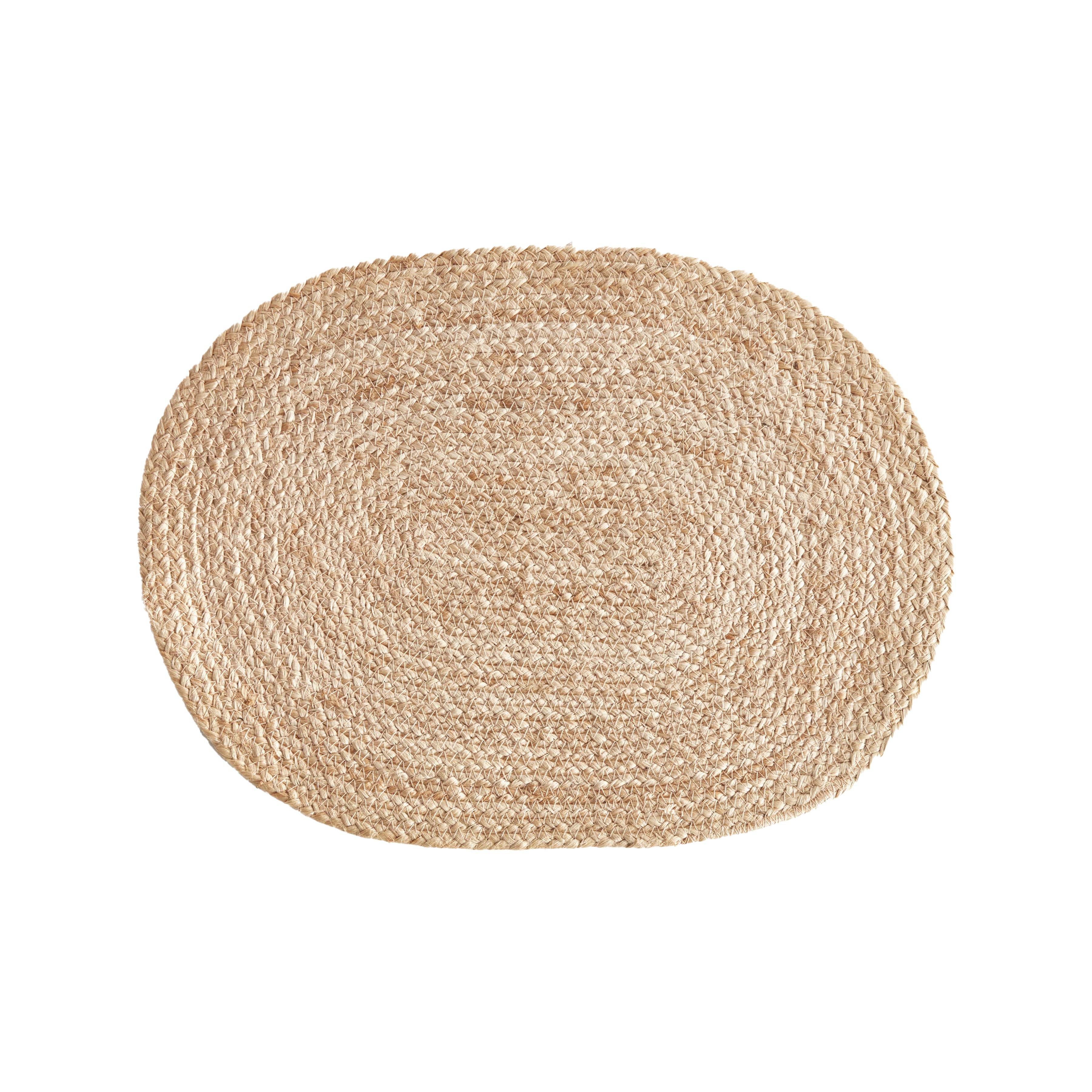 Jute Coil Oval Placemats, Set Of 8