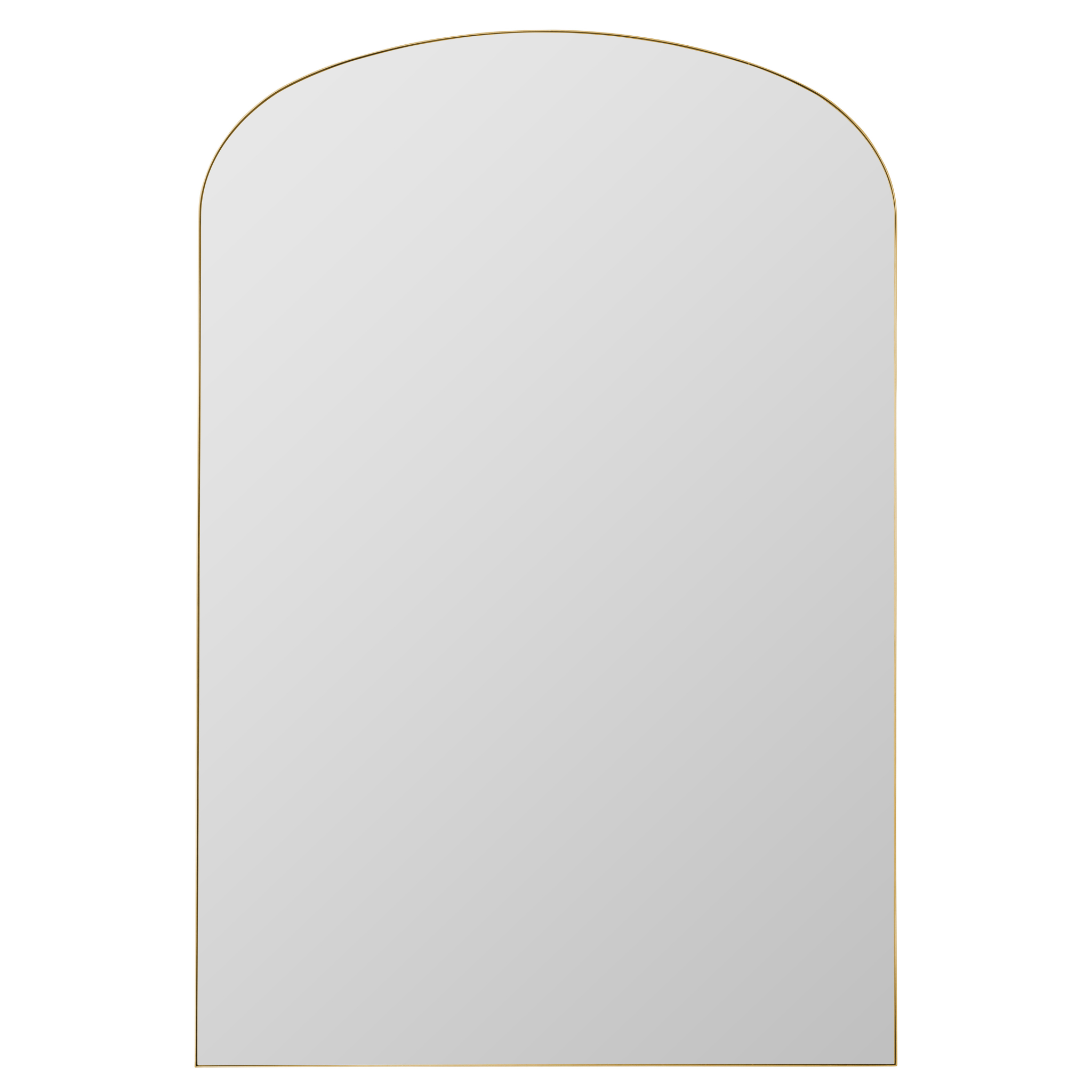 Natalia Gold Floor Mirror - Pure Salt