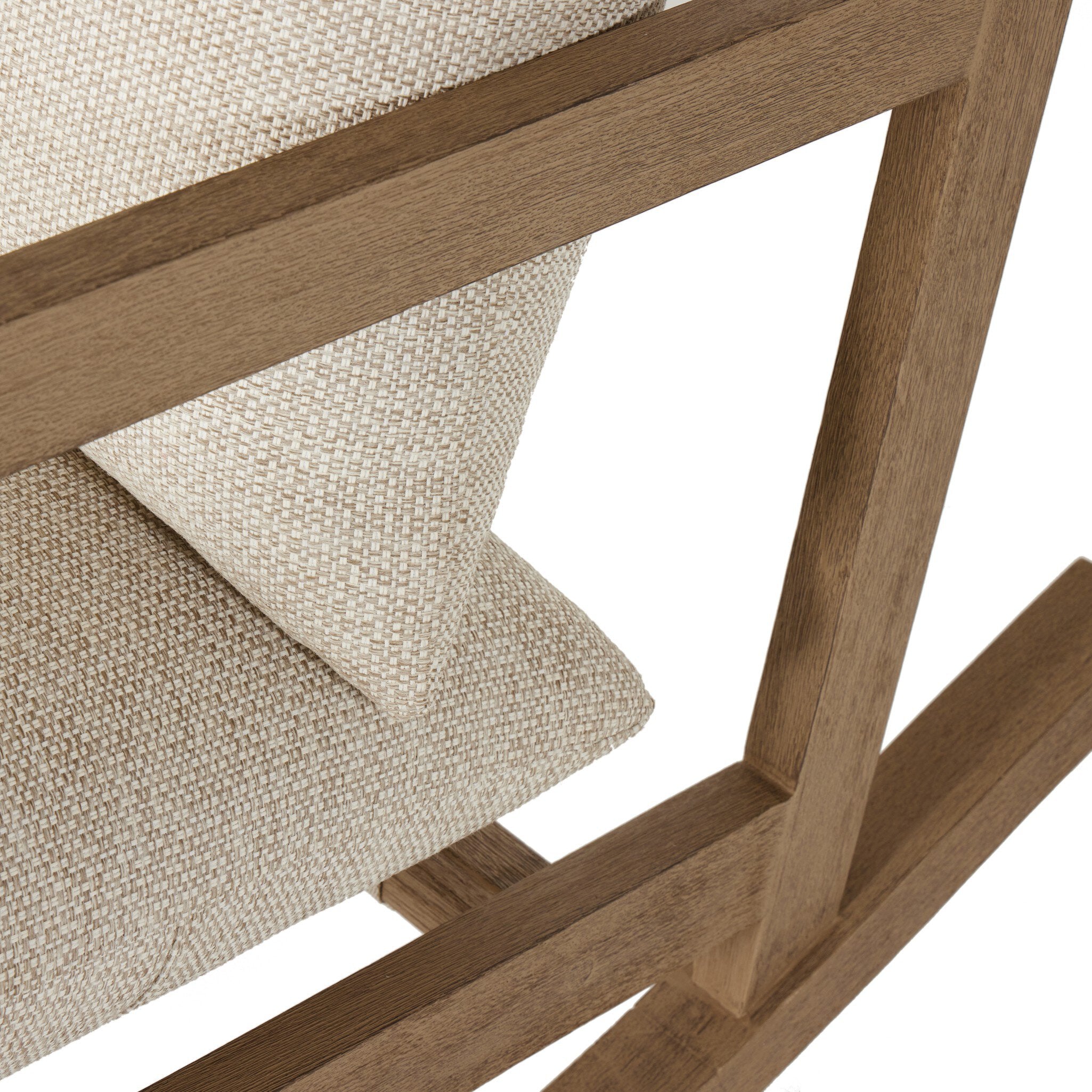 Nate Outdoor Rocking Chair - Pure Salt