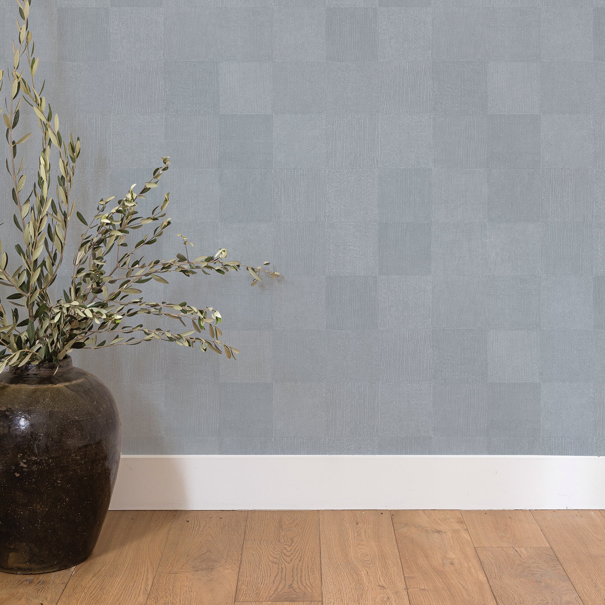 Textured Check - Pure Salt