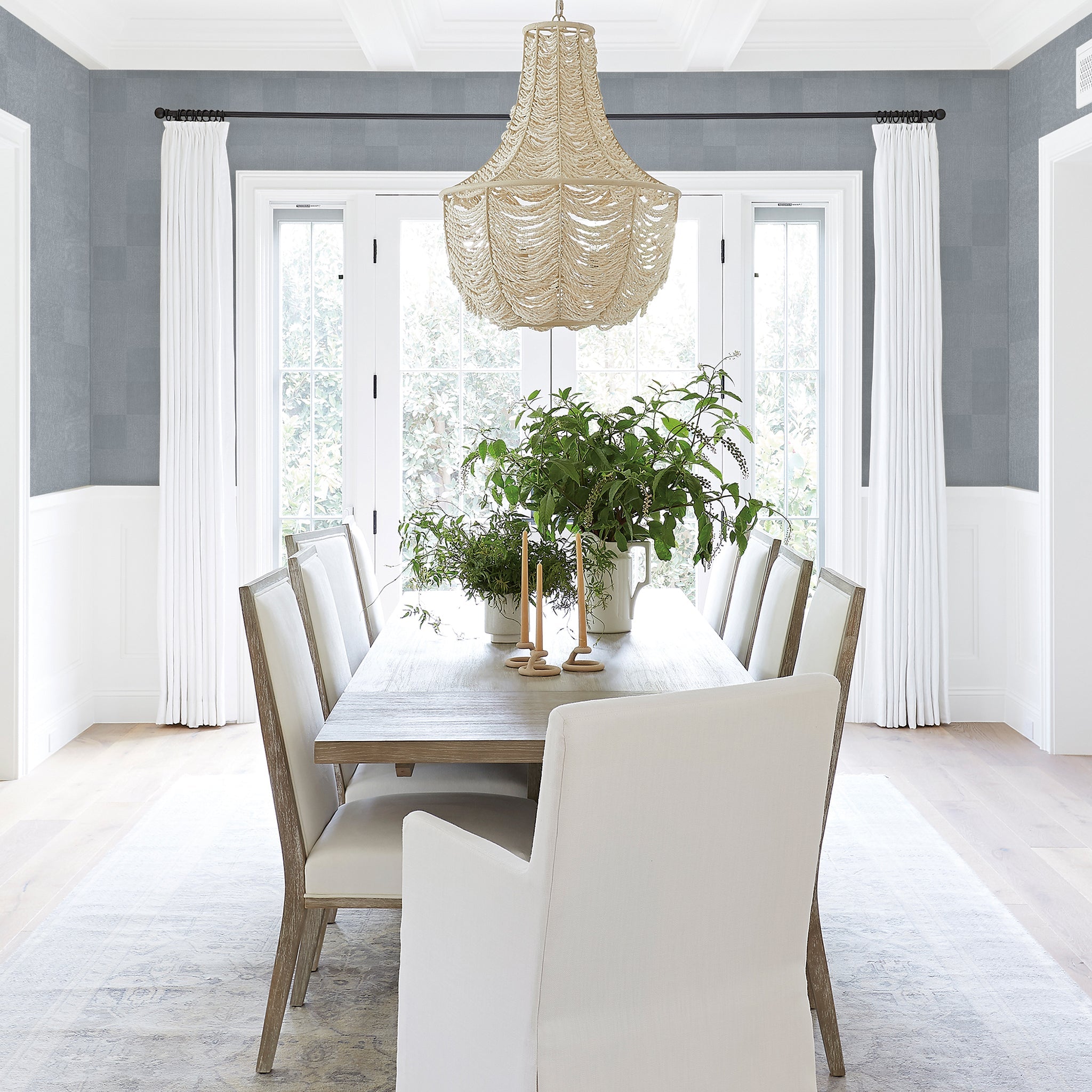 Textured Check - Pure Salt