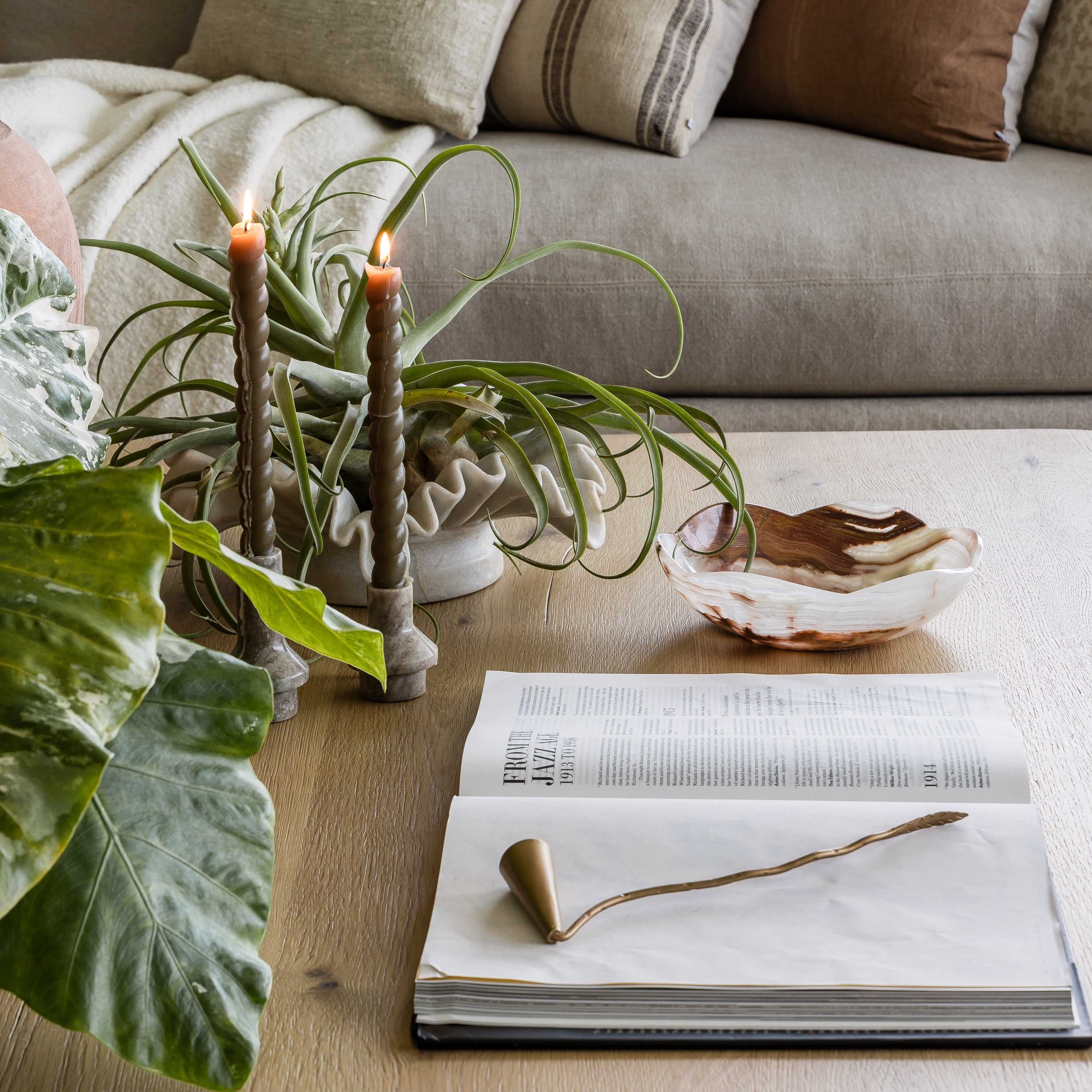 Lucy Twisted Candles - Pure Salt Shoppe