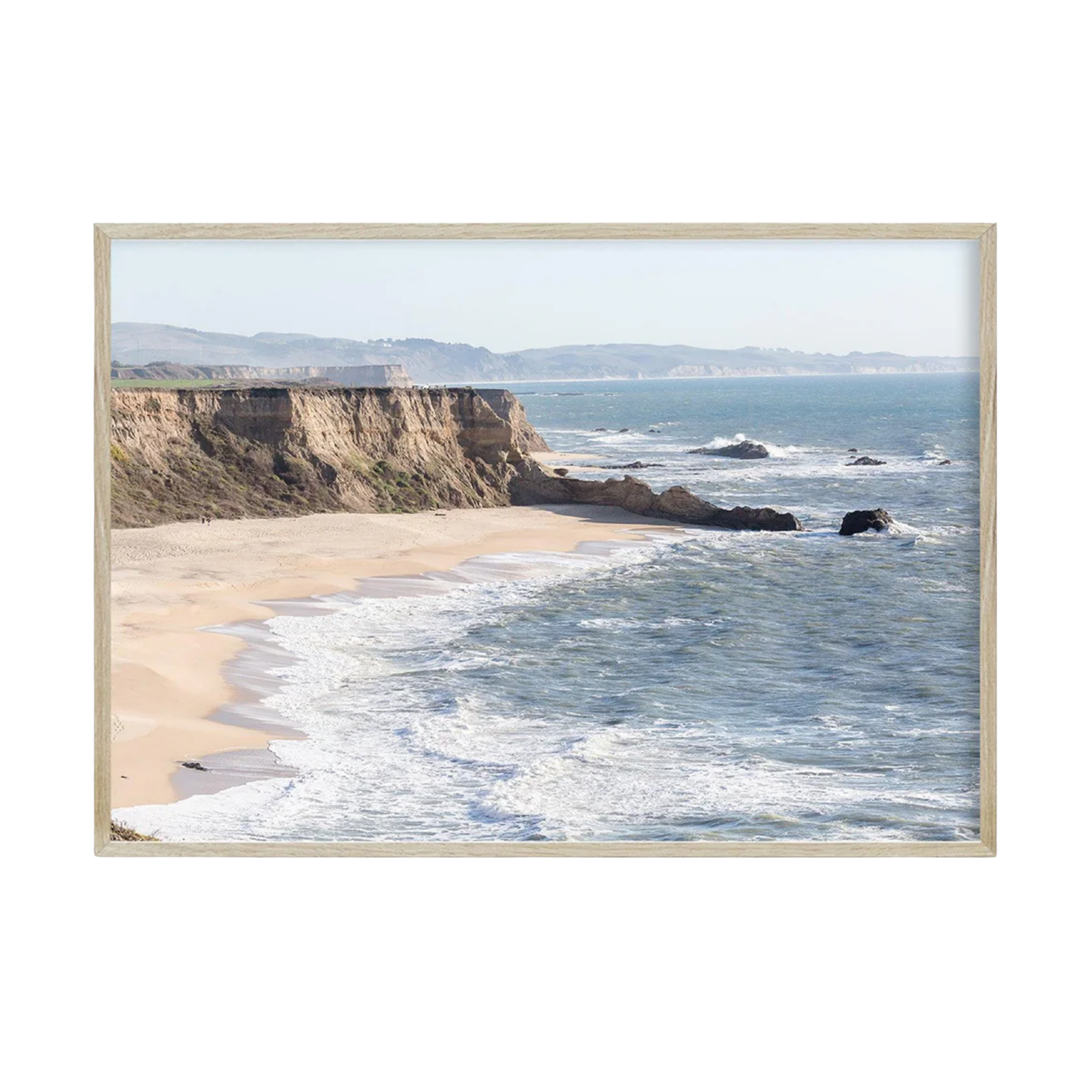 Pastel Cliffs Half Moon Bay CA by Carly Tabak