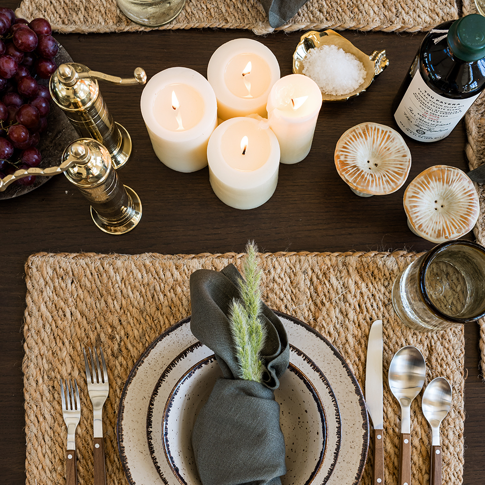 Ivory Pillar Candle- Pure Salt Shoppe