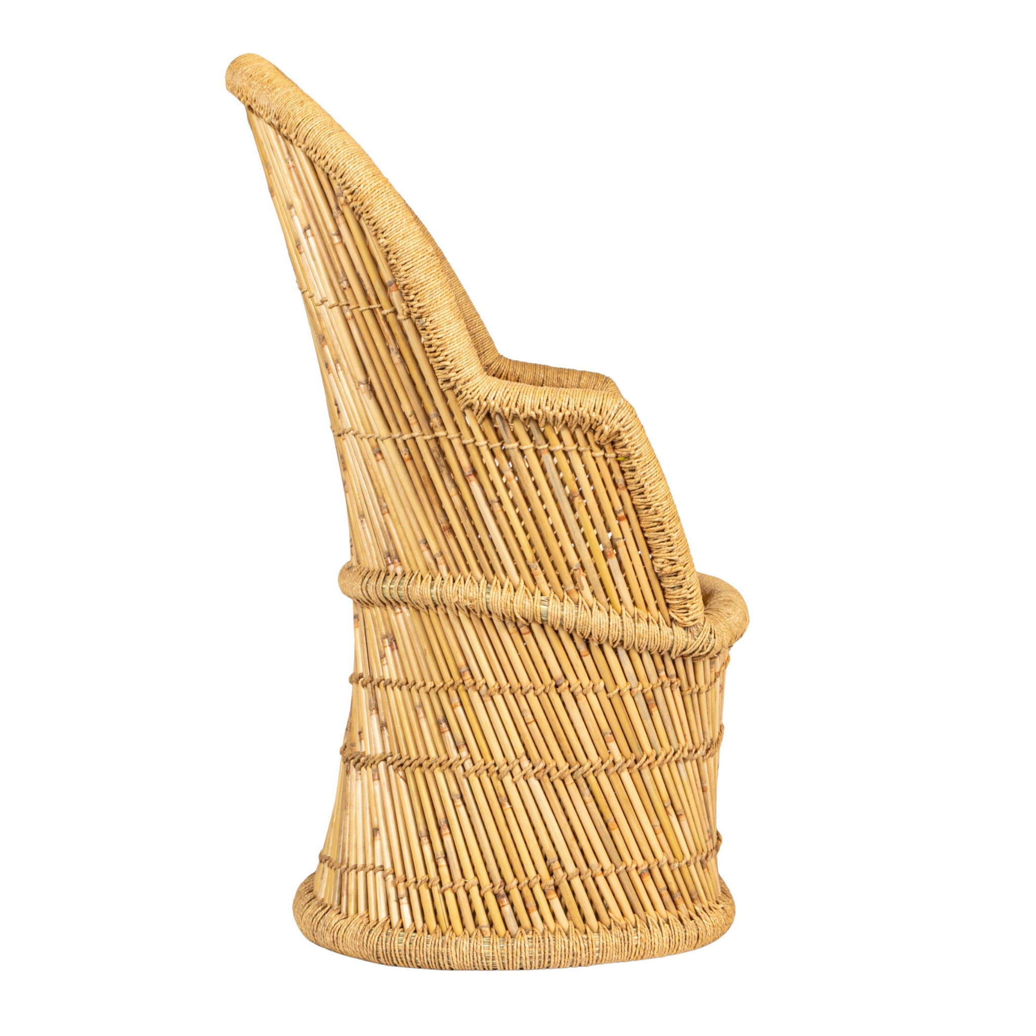 Praia Bamboo Accent Chair- Pure Salt