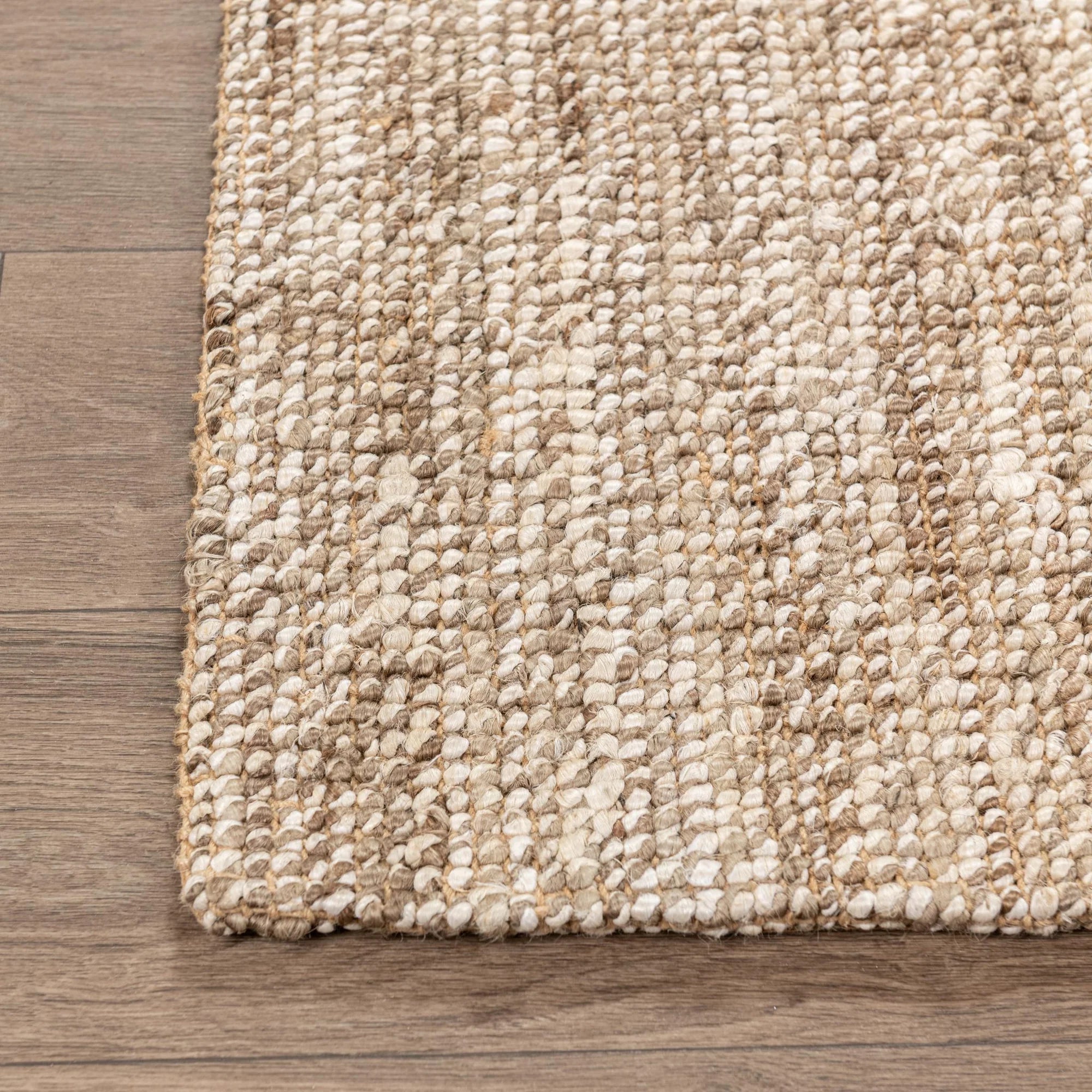 Pryssa Boucle Rug, Silver / Ivory