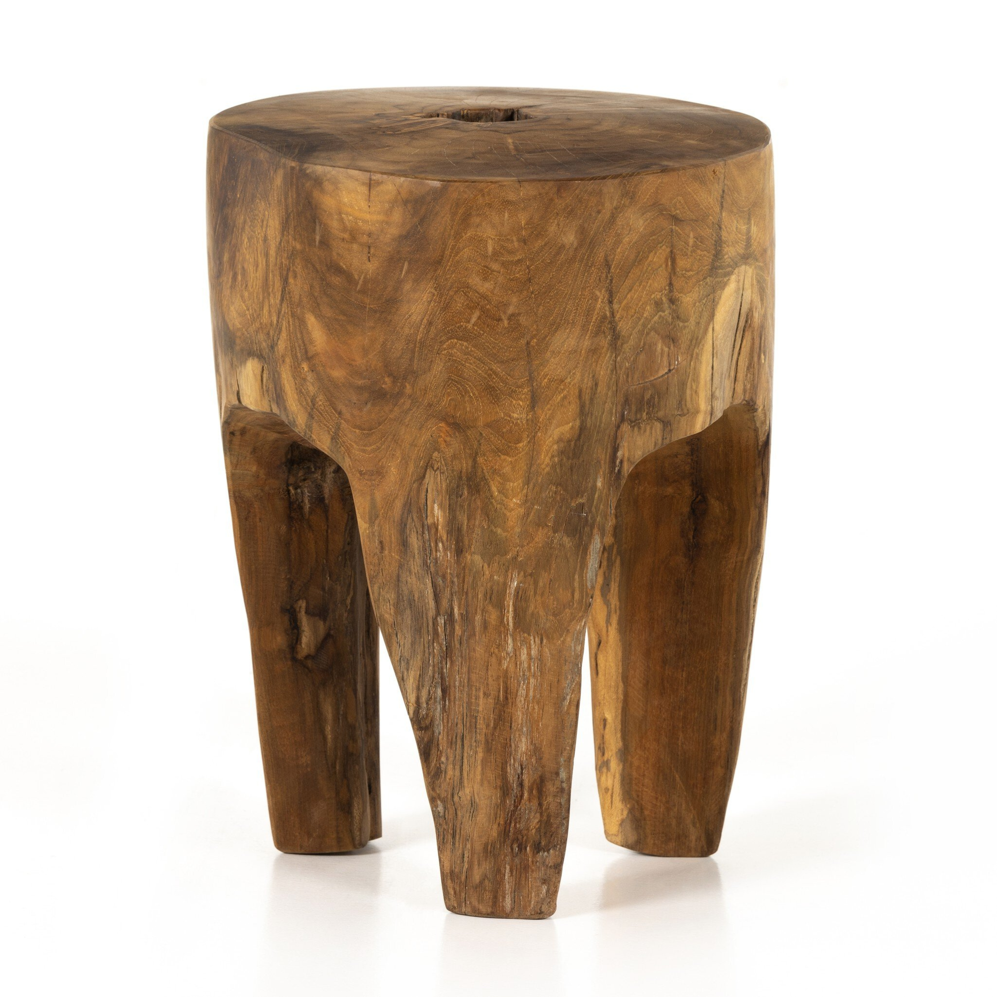Raya Outdoor End Table - Pure Salt