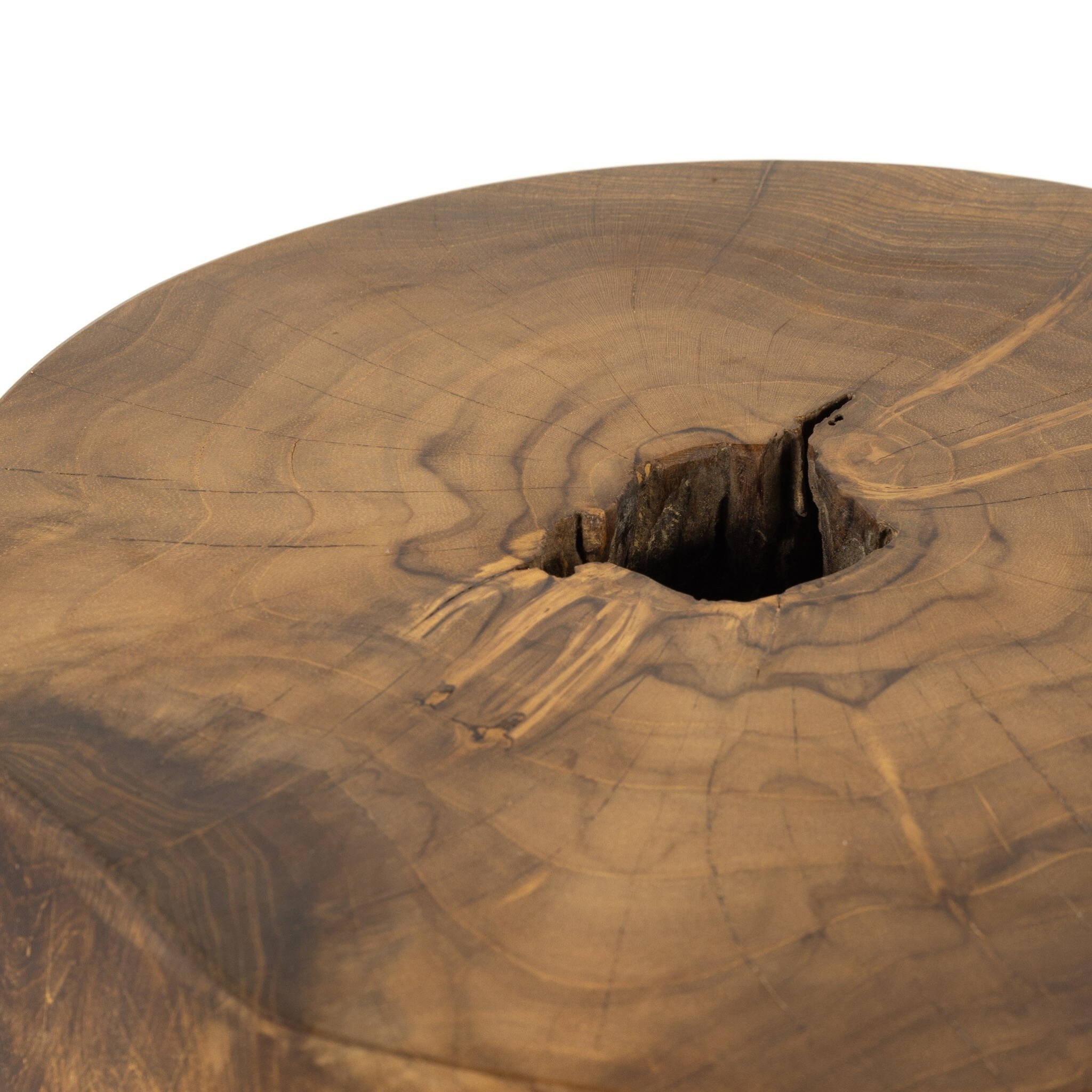 Raya Outdoor End Table - Pure Salt