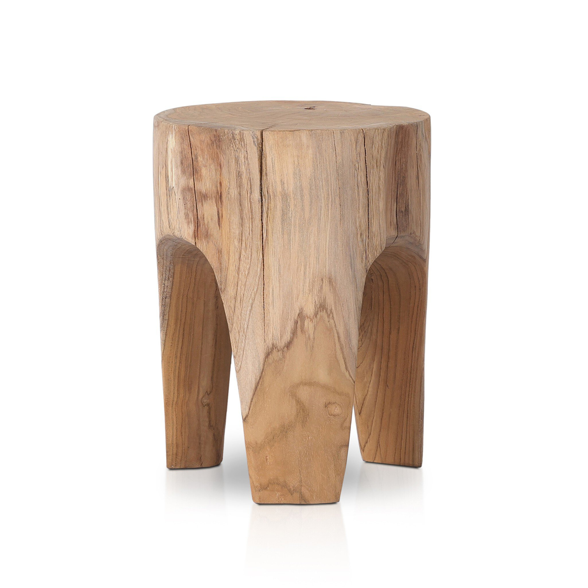Raya Outdoor End Table - Pure Salt