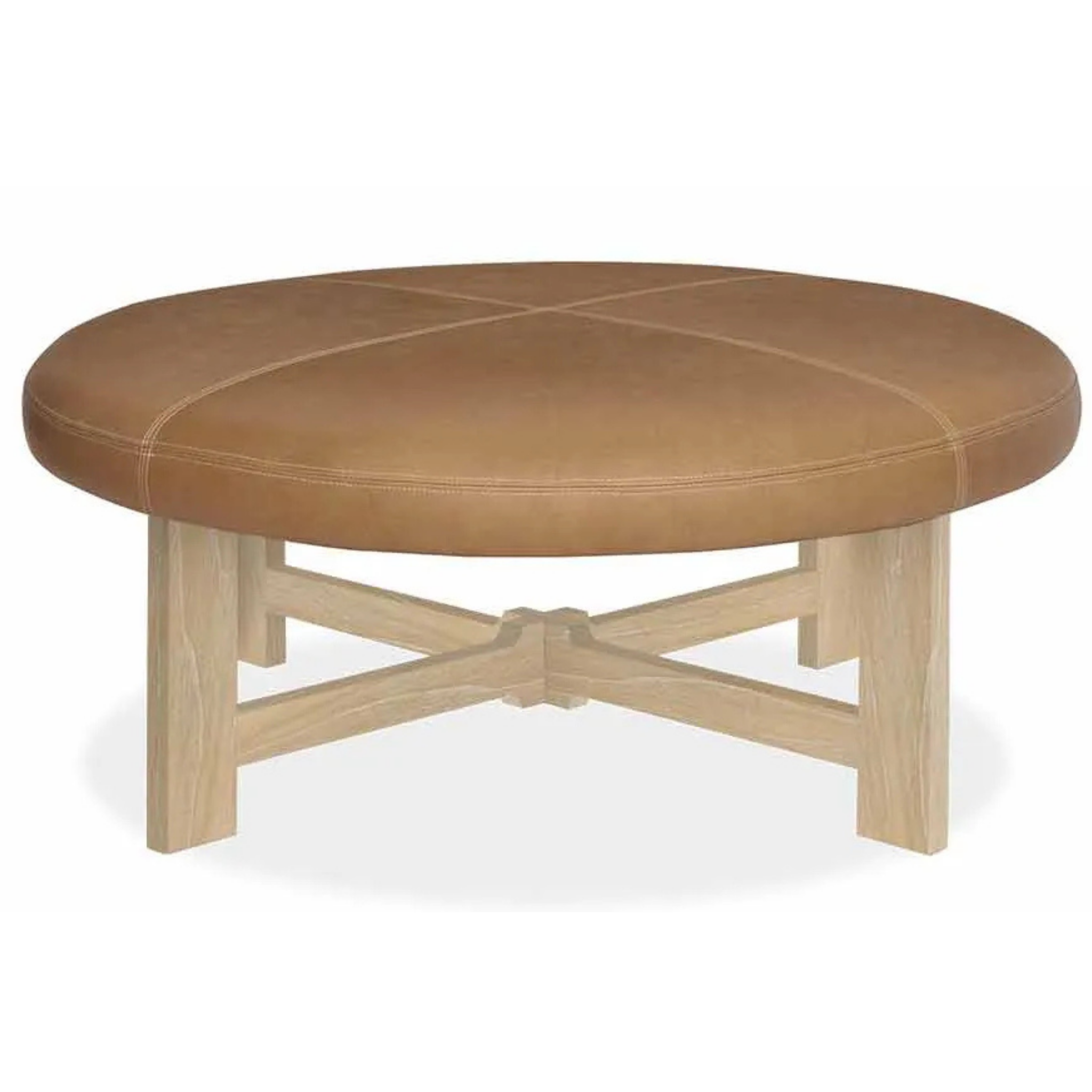 Ridge Ottoman - Pure Salt