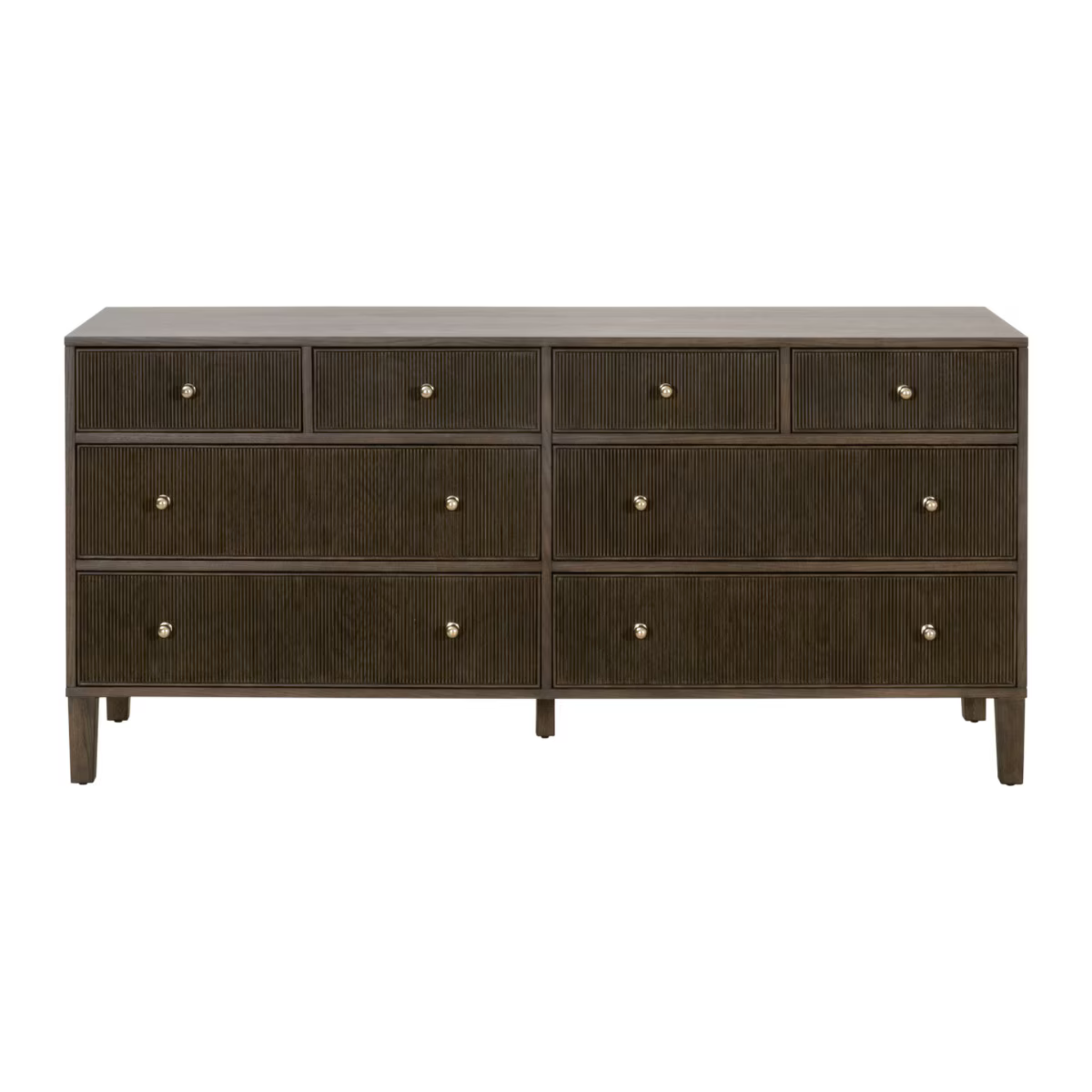 Rowan 8-Drawer Double Dresser- Pure Salt