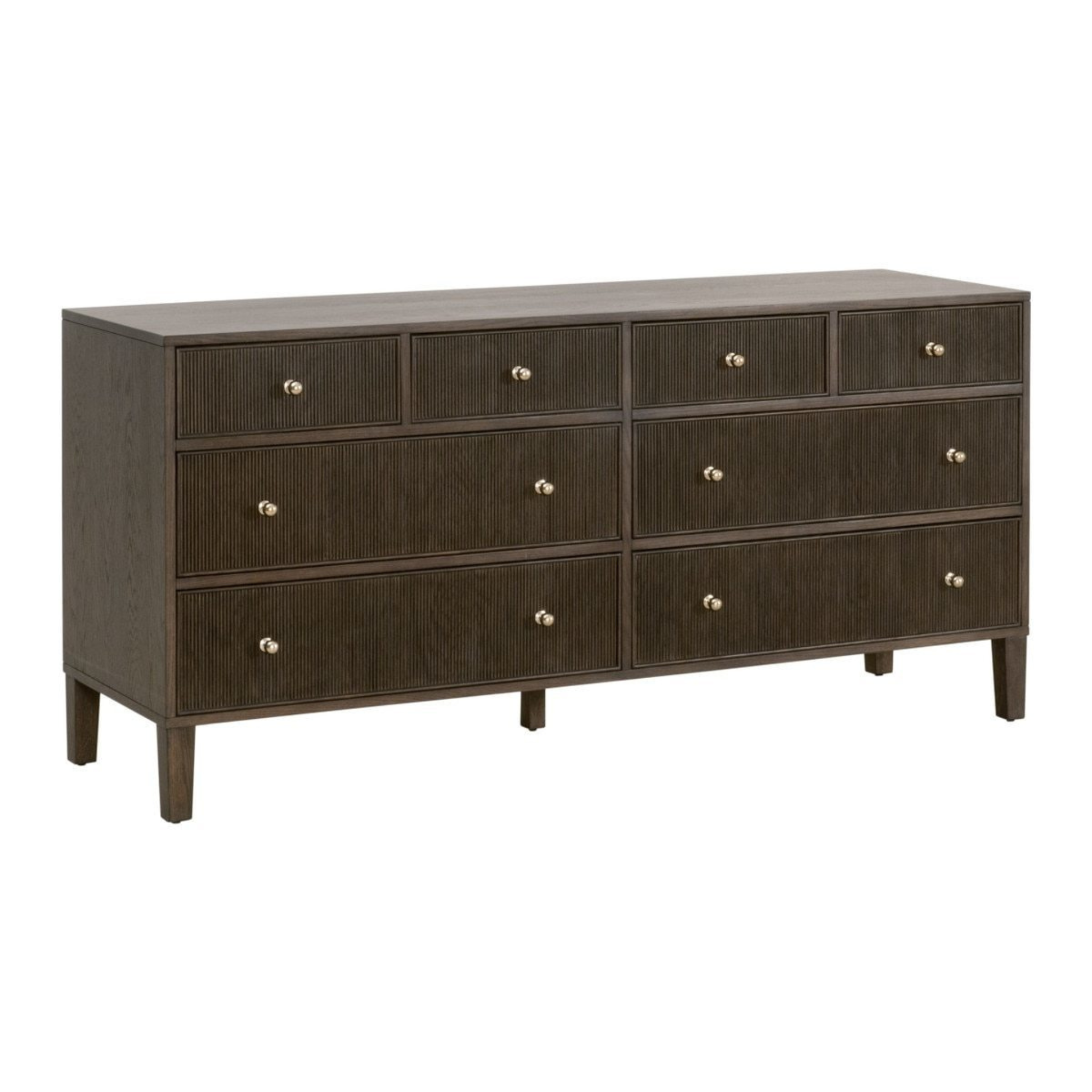 Rowan 8-Drawer Double Dresser- Pure Salt