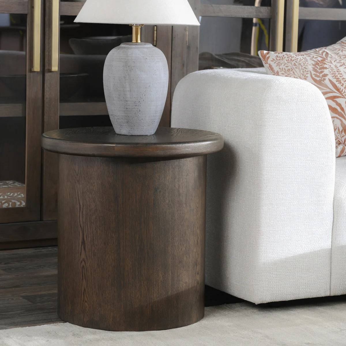 Runen 22" Round End Table