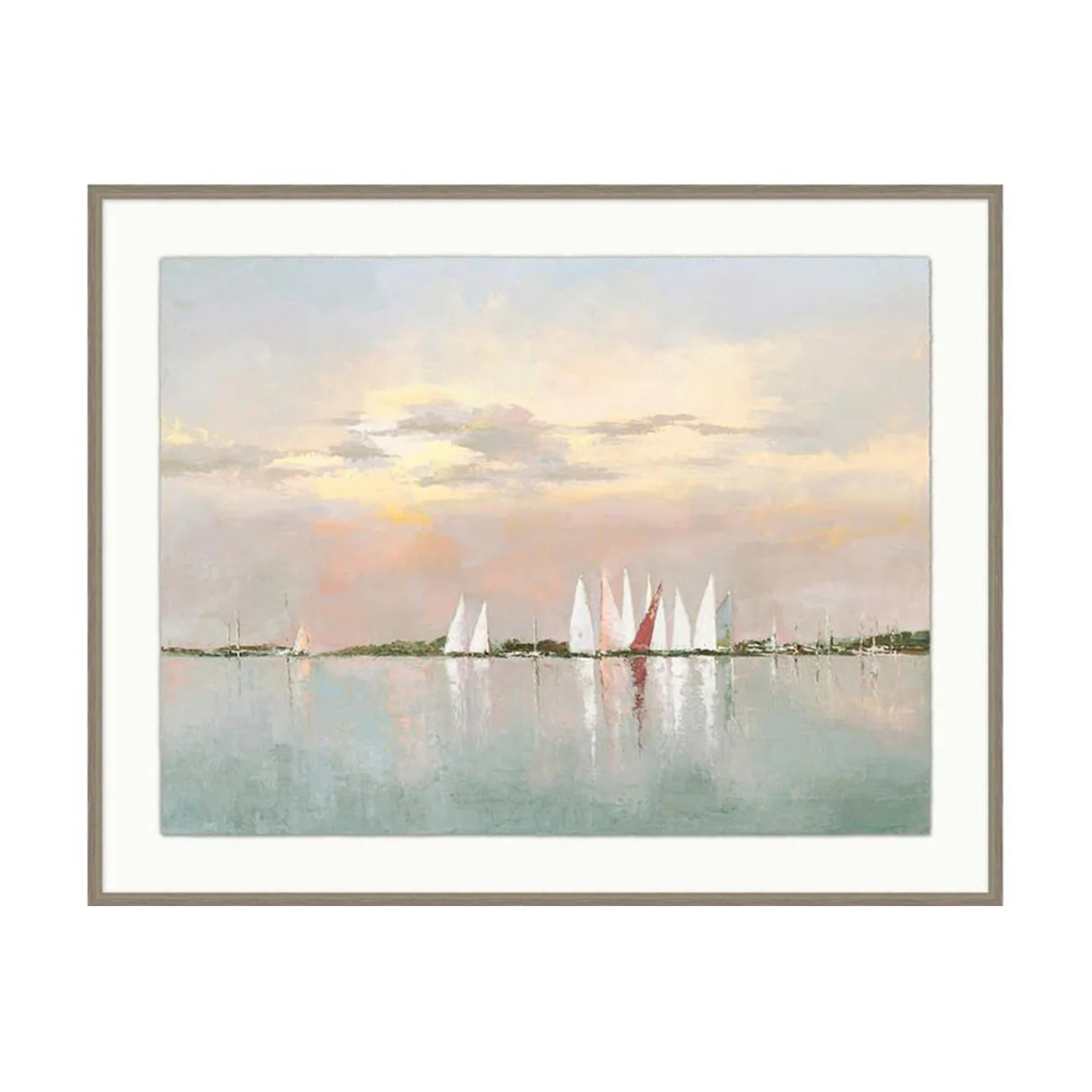 Sailboats in the Sunset