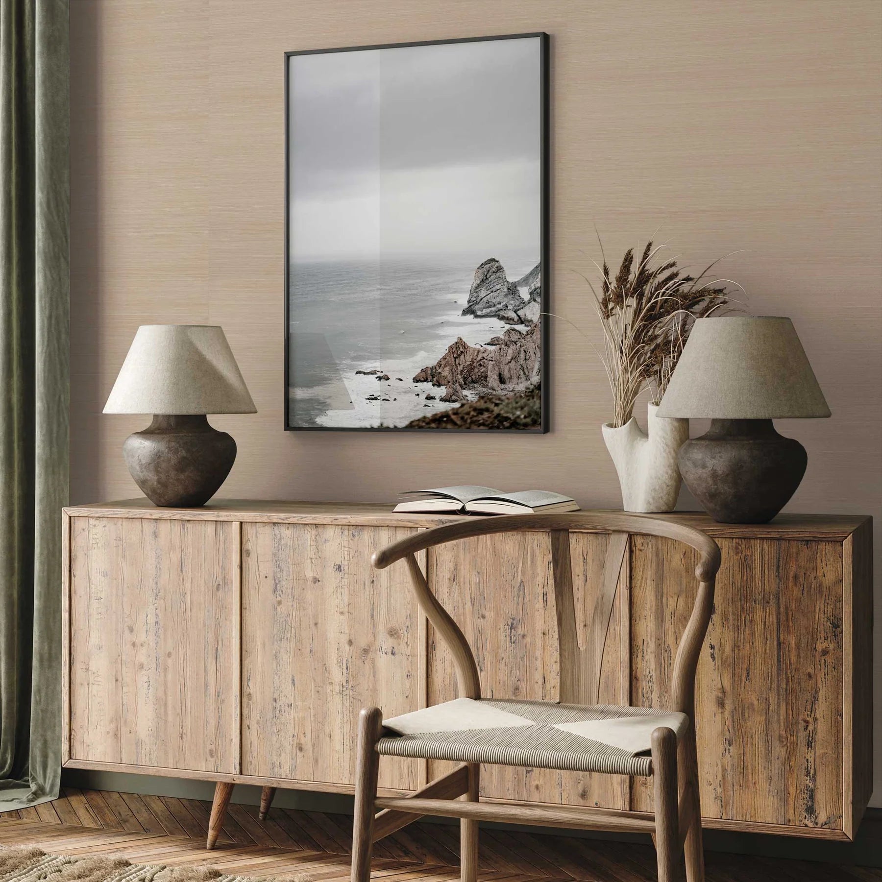 Sisal Tonal Hues Wallpaper