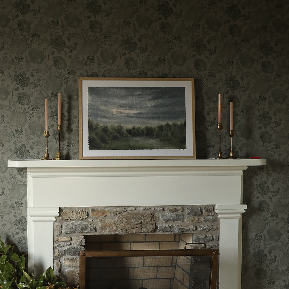 Summer Quell by Tenaya Wickstrand, 33" x 23" , White Oak Frame