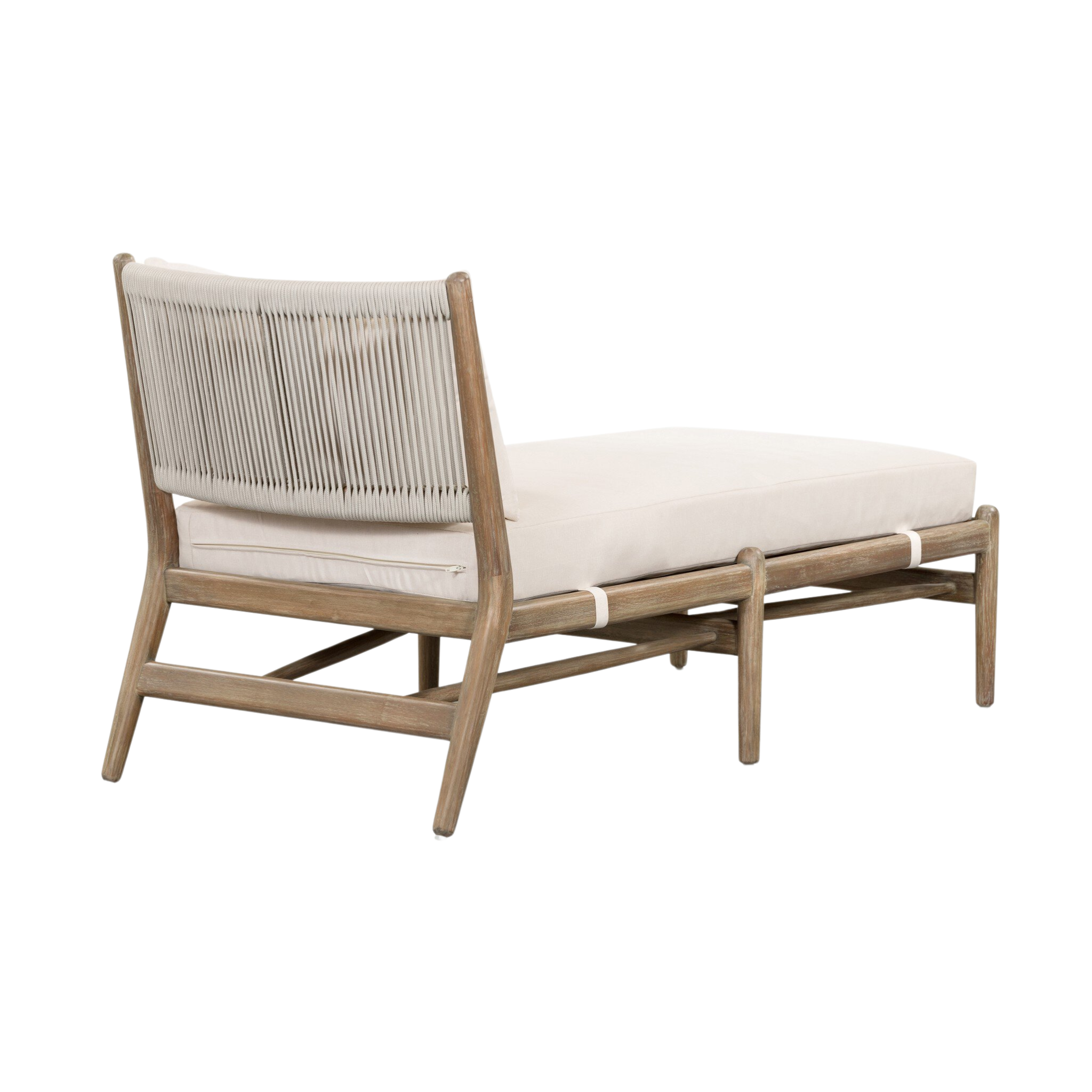 Syra Outdoor Chaise - Pure Salt