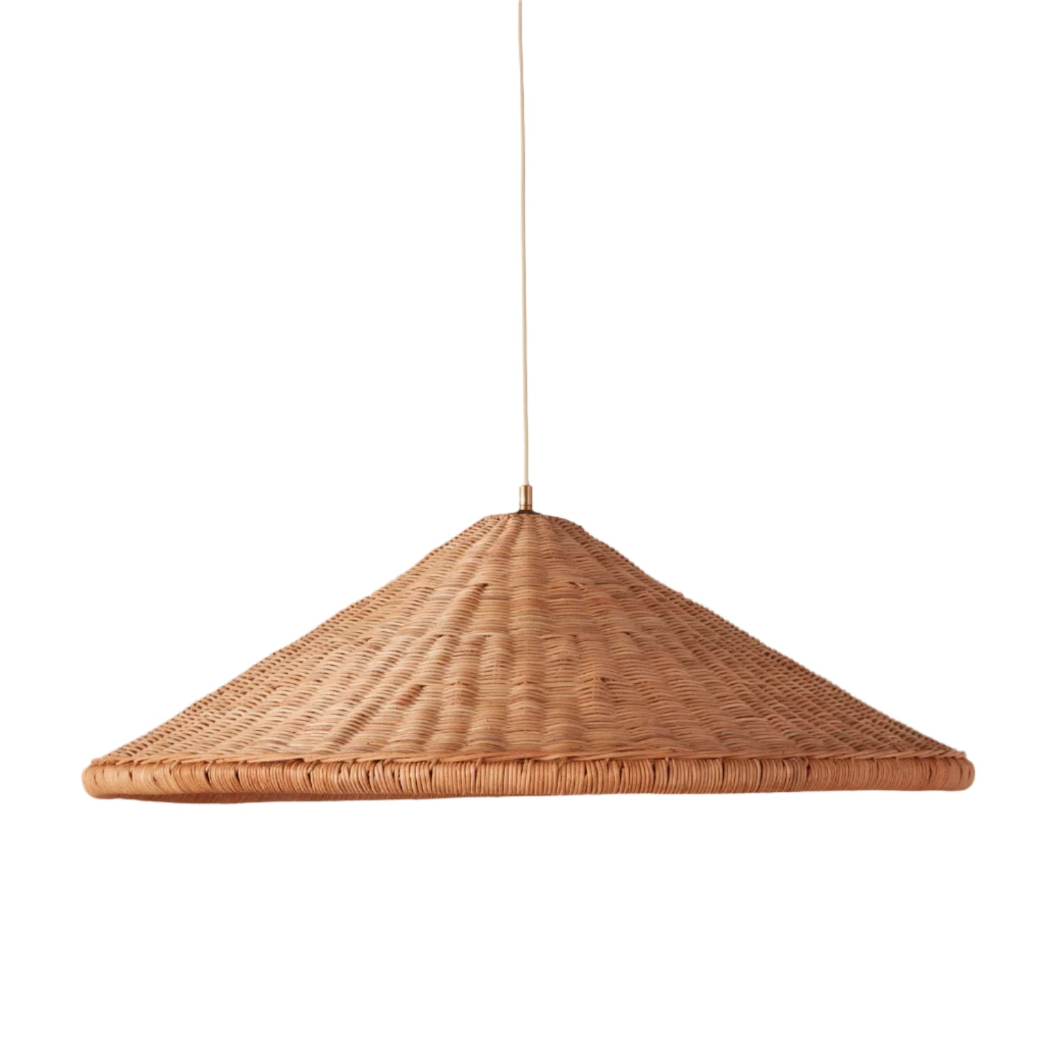 Jasim Rattan Pendant - Pure Salt